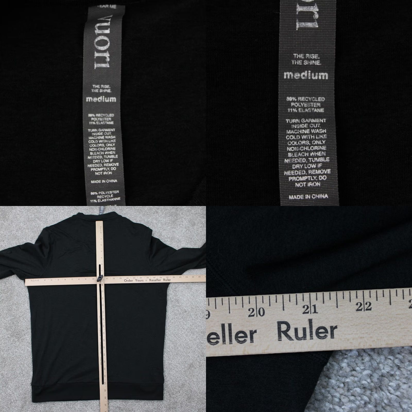 Vuori Vuori Cleveland Sweatshirt Mens Medium Black Ponto Performance NBA Cavs Pullover Size US M / EU 48-50 / 2 - 8 Thumbnail