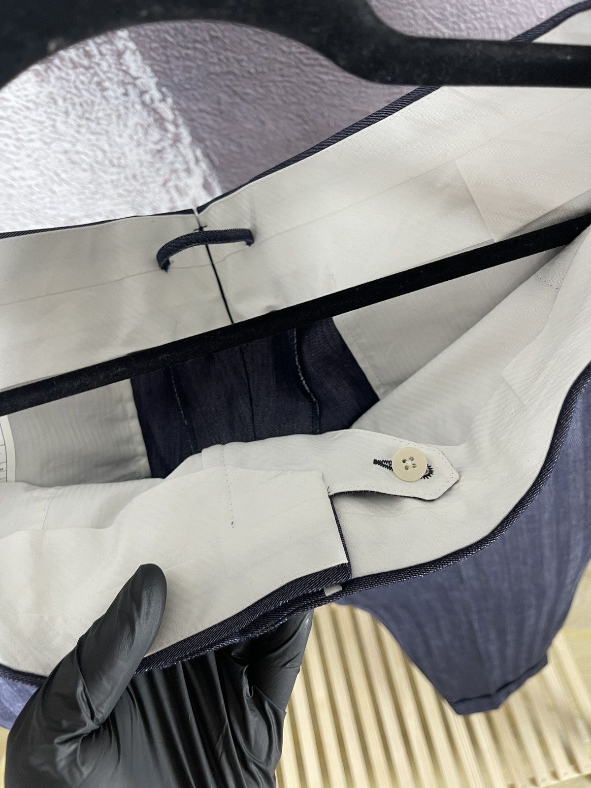 Suitsupply SUITSUPPLY Havana Low Double Breasted Slim / SOHO SA Suit Size 46R - 21 Thumbnail