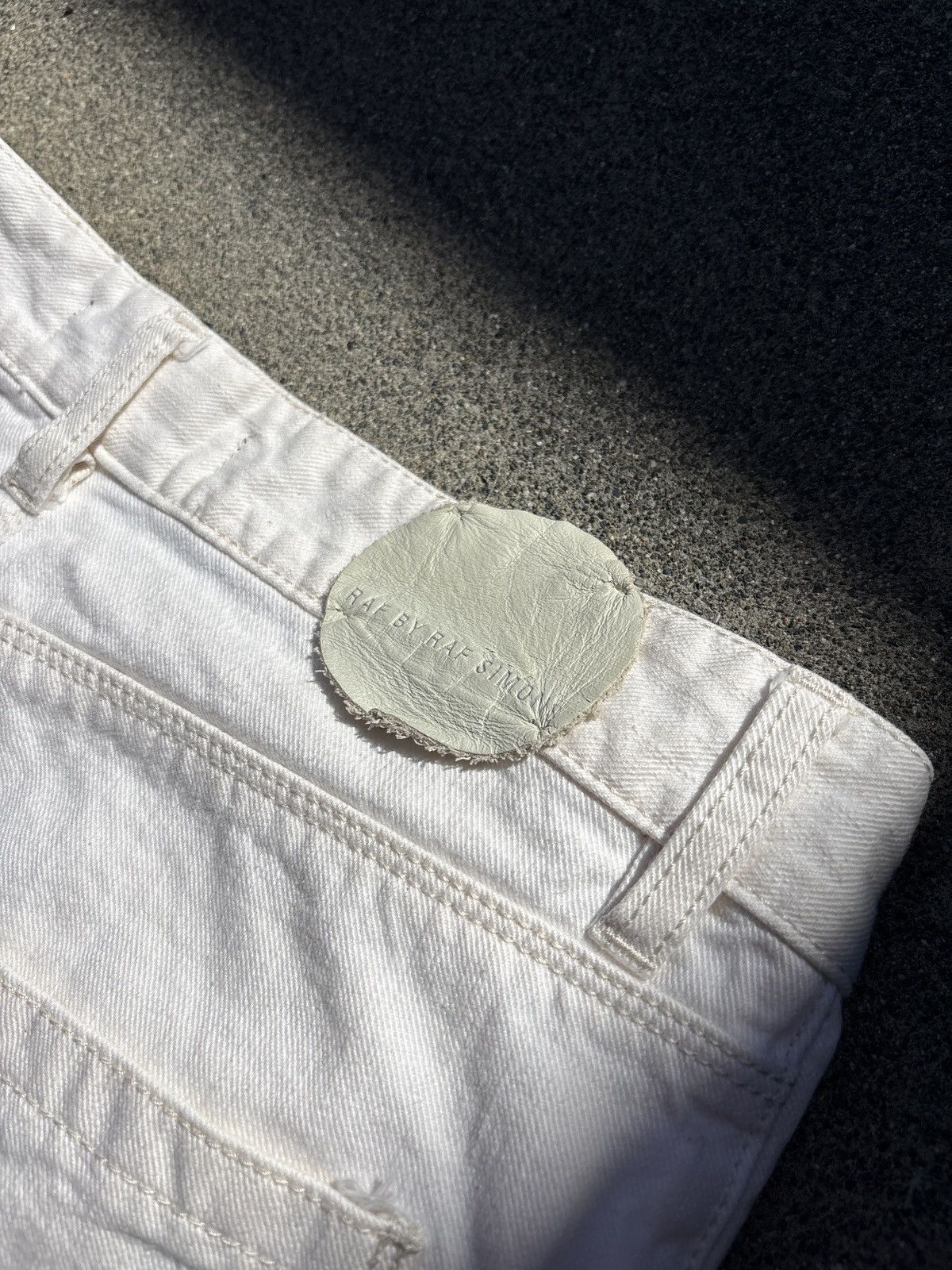 Raf by Raf Simons White RAF by Raf Simons Denim Size US 28 / EU 44 - 5 Thumbnail