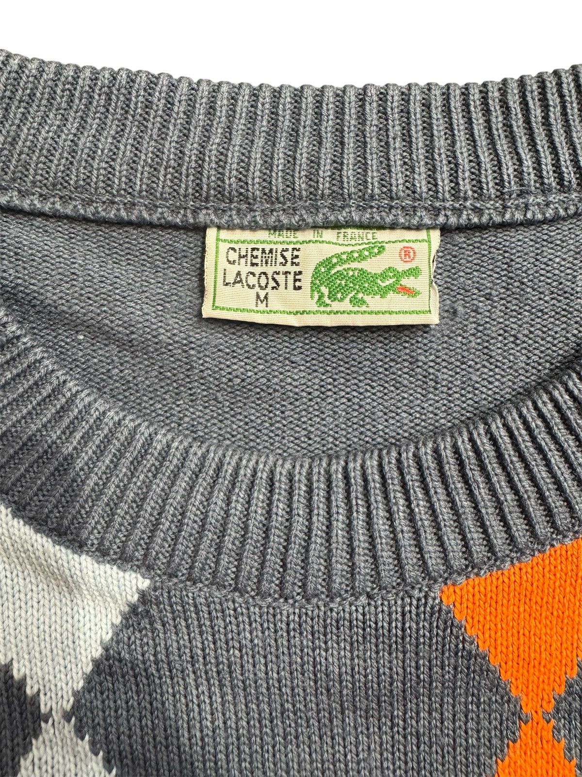 Lacoste Vintage ‘90s Chemise Lacoste Pullover Sweatshirt Size US L / EU 52-54 / 3 - 3 Thumbnail