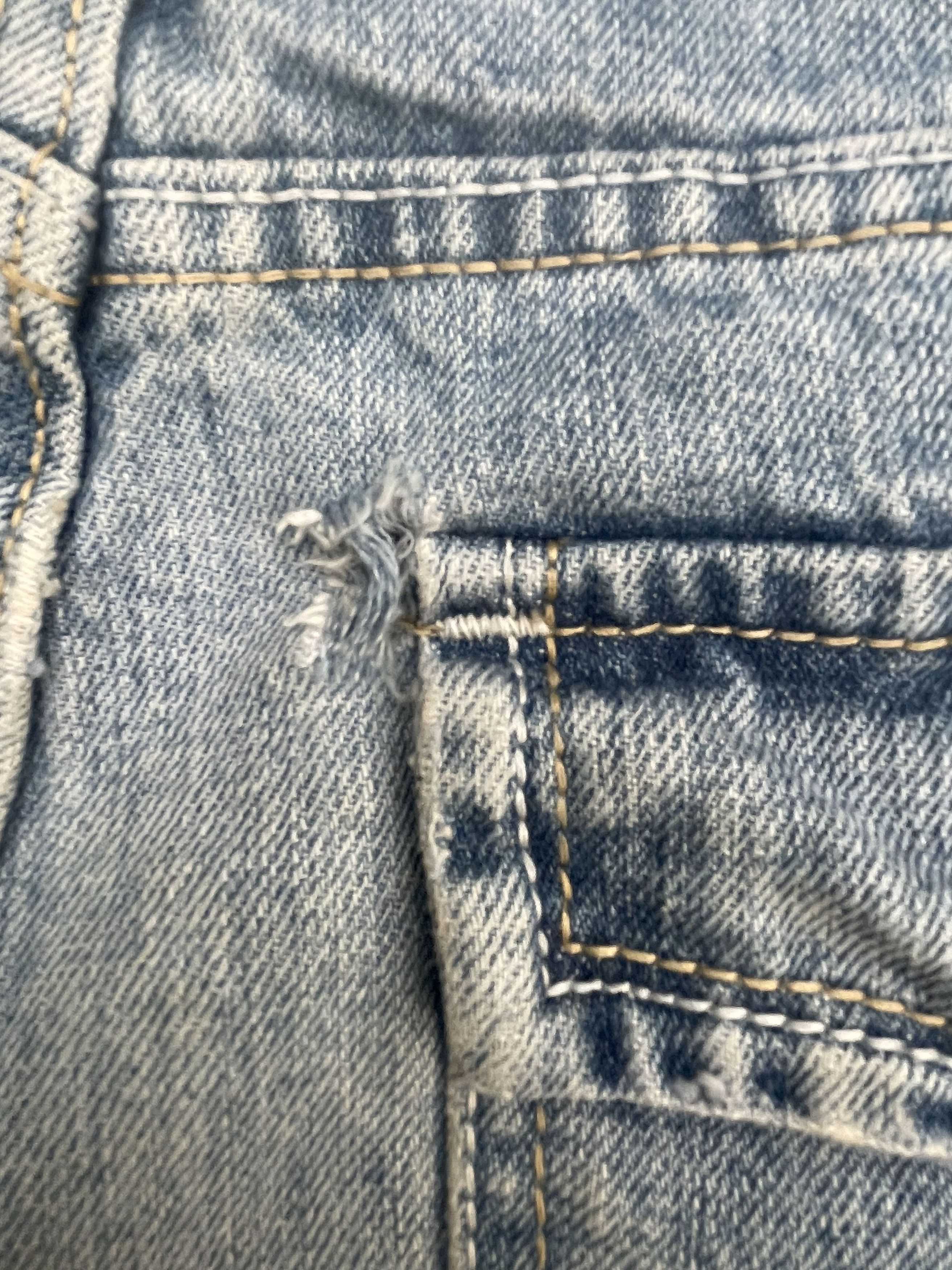 Lee Vintage Lee Dungarees Distresed Denim Size US 33 - 8 Thumbnail