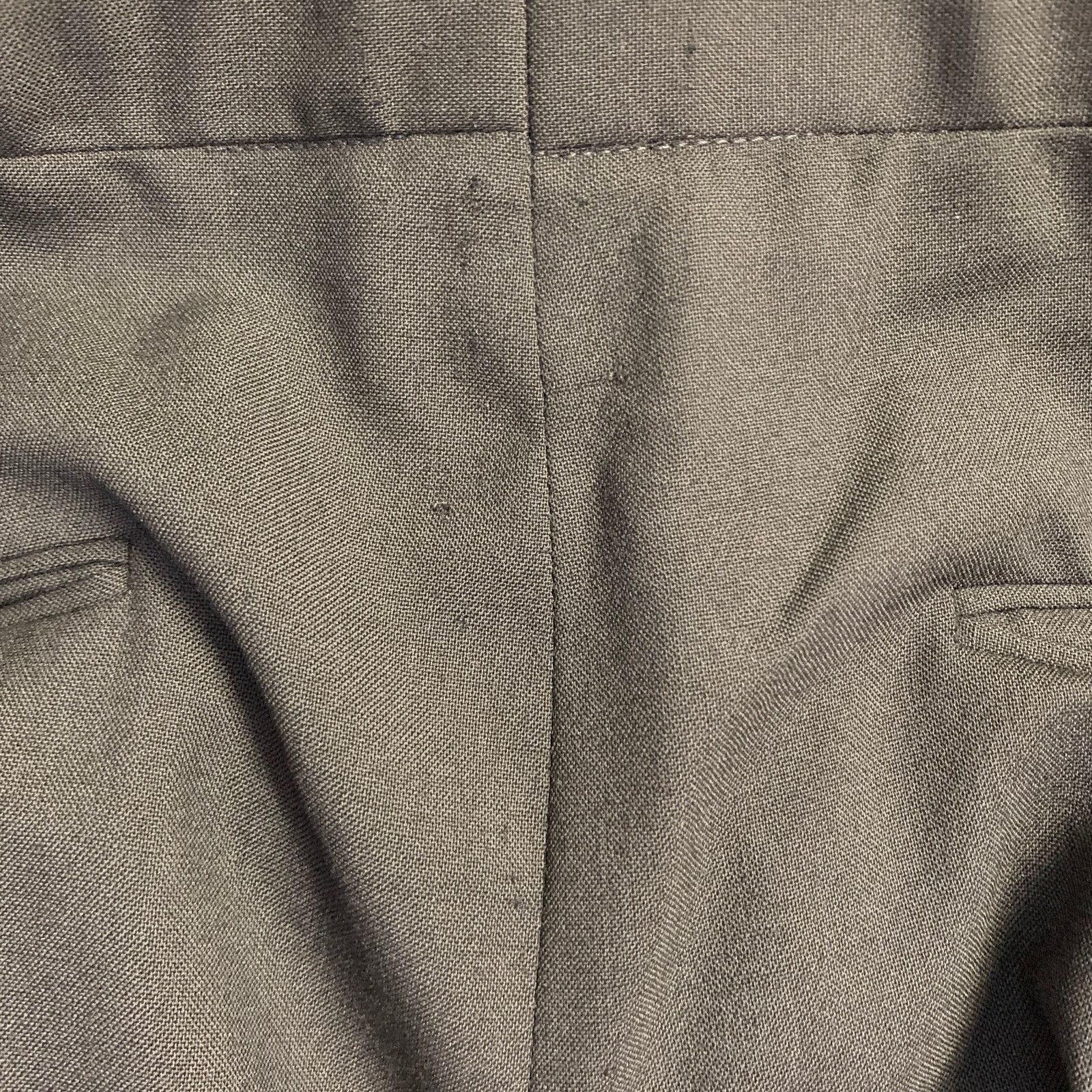Paul Stuart Size 38 Regular Black Wool Notch Lapel 3 Piece Tuxedo Size 38R - 12 Thumbnail