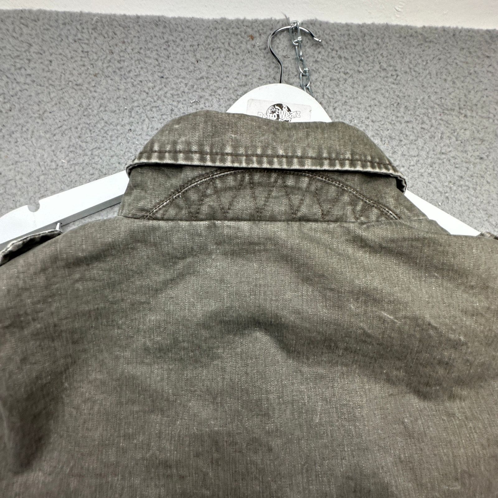 Guess Guess Jeans Military Distressed Jacket Mens Large Green M65 Size US L / EU 52-54 / 3 - 8 Thumbnail