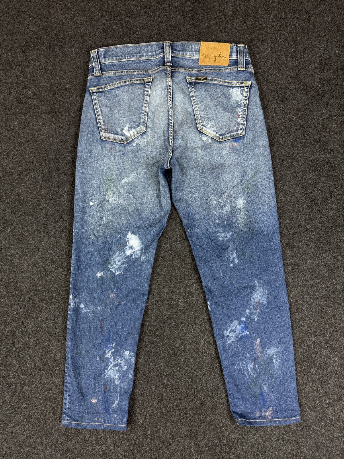 Big John × Japanese Brand Big John Denim Pants Jeans Painted stretch Size US 32 / EU 48 - 8 Thumbnail