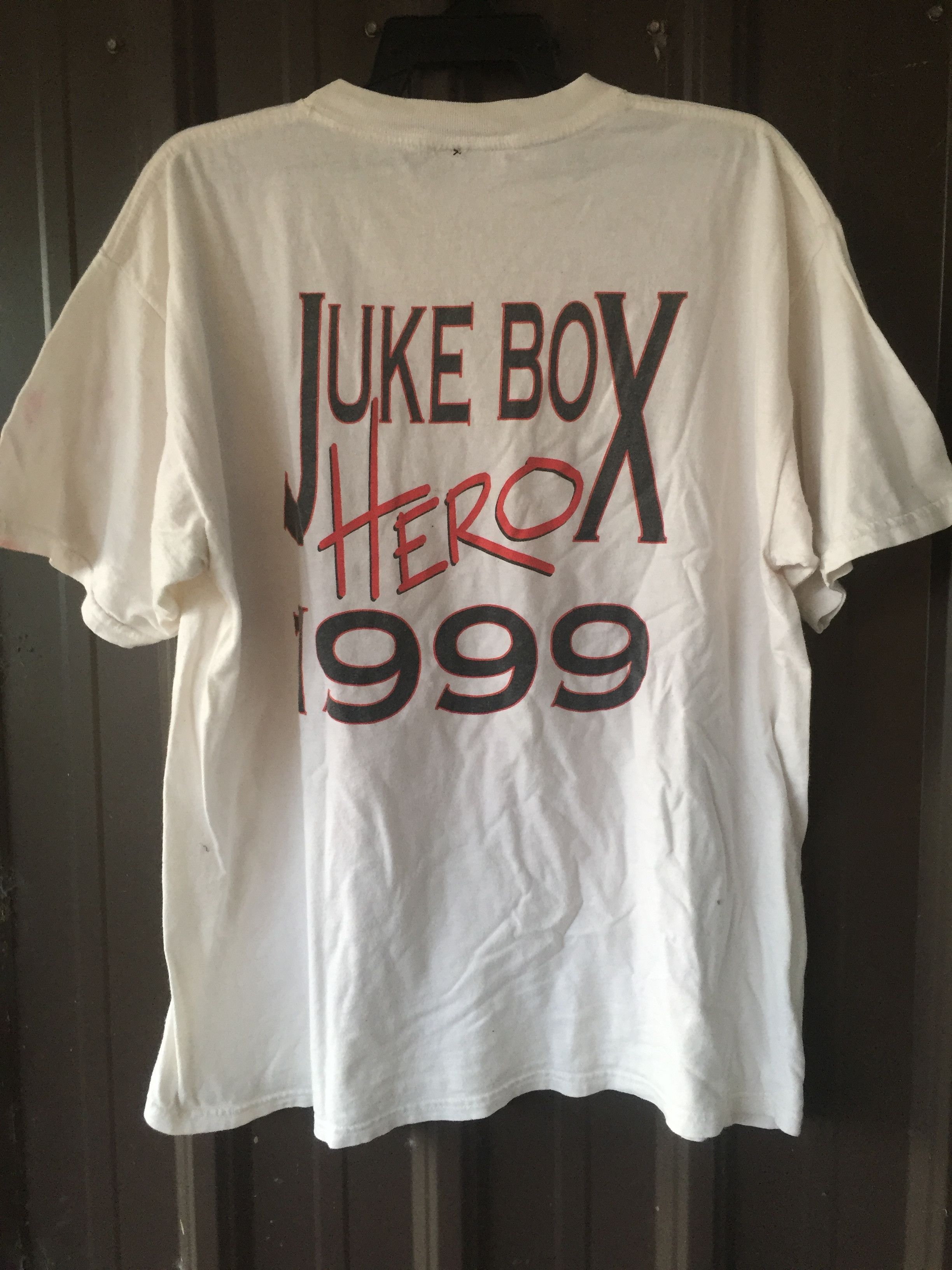 Band Tees × Vintage Vintage 90s Foreigner Band Juke Box Hero Tee Size US L / EU 52-54 / 3 - 2 Thumbnail