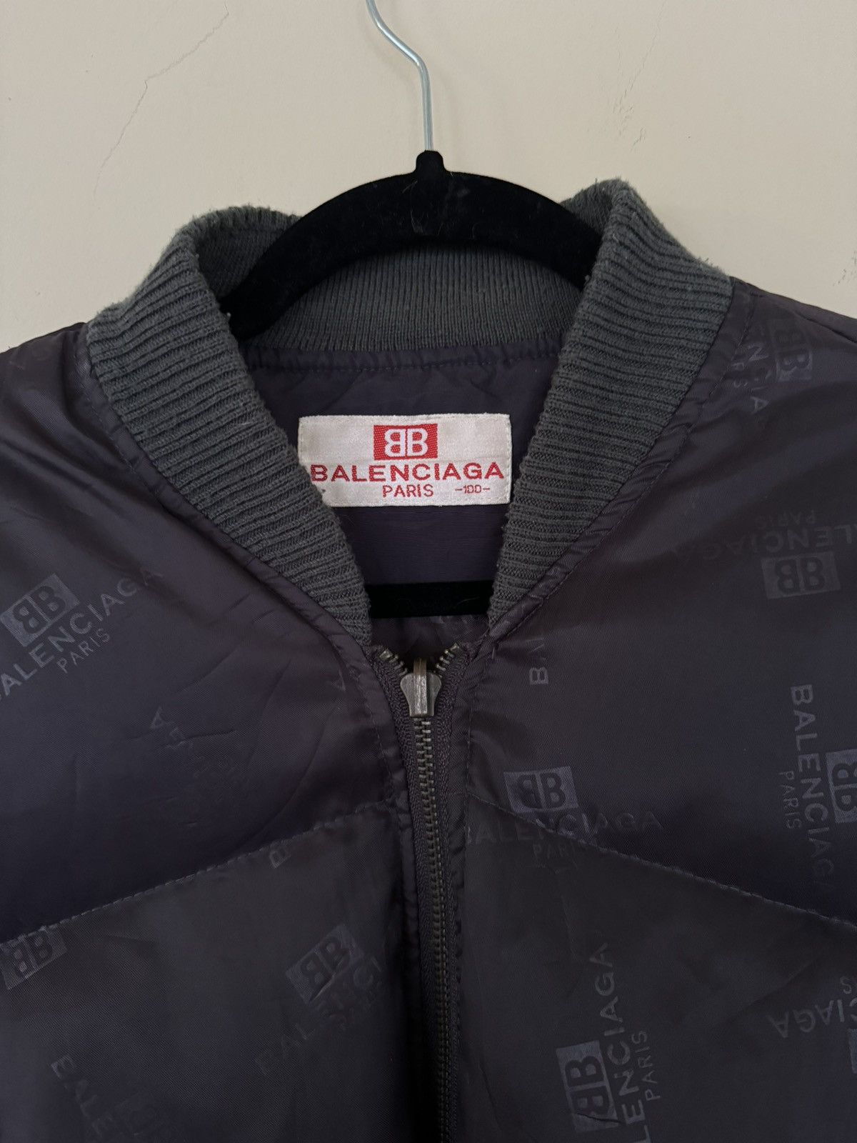 Balenciaga VINTAGE BALENCIAGA BOMBER PUFFER JACKET Size US L / EU 52-54 / 3 - 3 Thumbnail