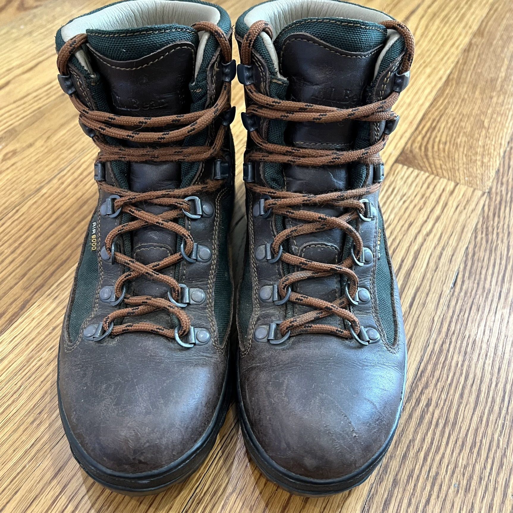 Vintage L.L. Bean Cresta Air 8000 Goretex Hiking Boots Leather Brown Mens 7 M, Womens 8.5 M Waterproof Outdoor Size US 9 / IT 39 - 5 Thumbnail