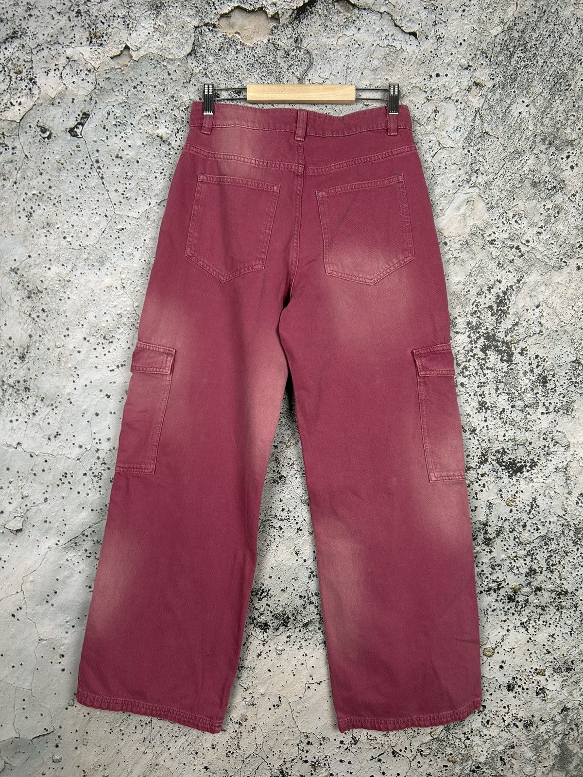 Weekday Weekday Pink Cargo Jeans Streetwear Baggy Rap Skate Size 26" / US 2 / IT 38 - 4 Thumbnail