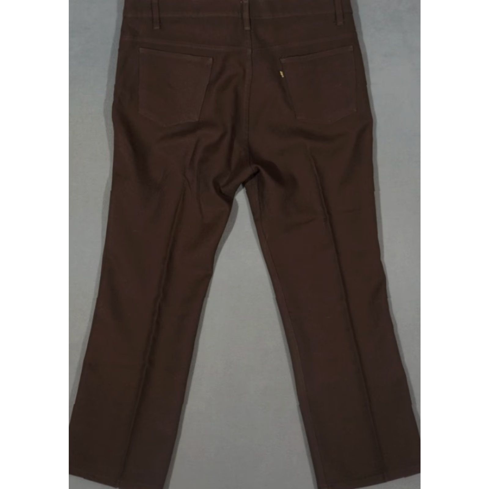 Levi's VINTAGE Levi's Boot Cut Poly Pants 42X32 Regular Mens Brown Size US 42 / EU 58 - 2 Thumbnail