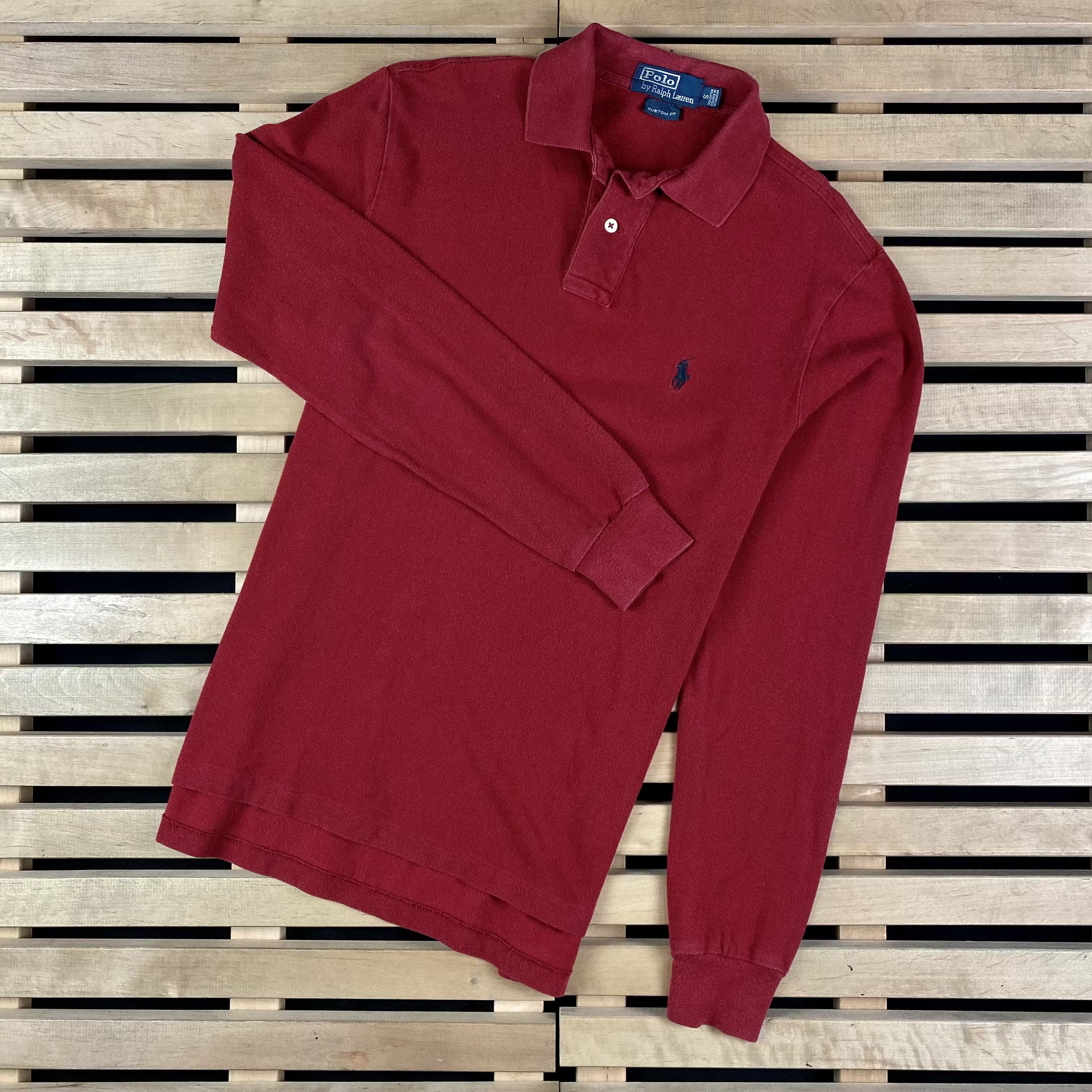 Polo Ralph Lauren × Ralph Lauren × Vintage Mens Long Sleeve Polo Ralph Lauren Vintage Size S Size US S / EU 44-46 / 1 - 1 Thumbnail