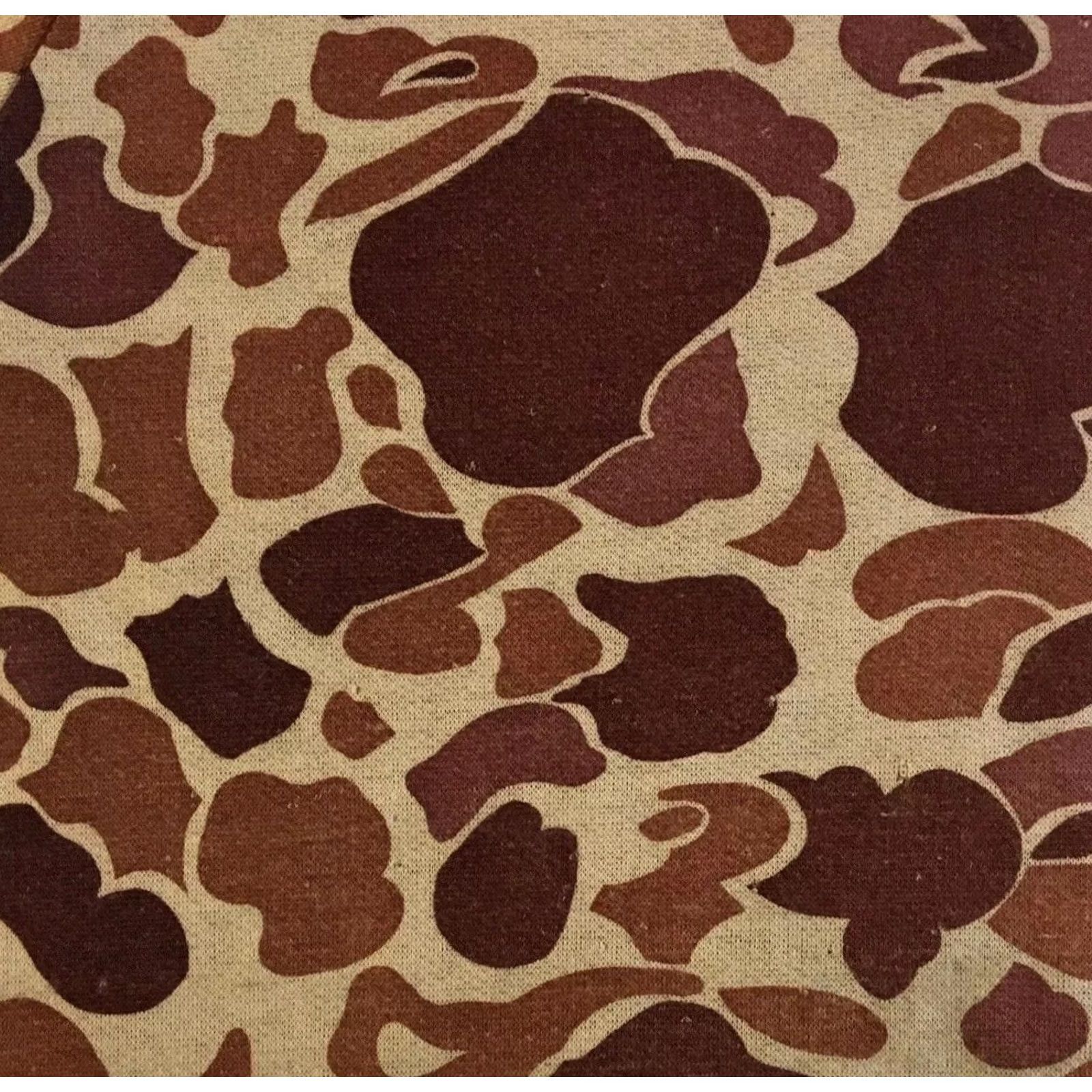 Vintage VINTAGE 80s Frog Camo Faded Distressed Sweatshirt Hoodie Camouflage Army Military Track Grunge 70s Mens M Brown Short Description: See Measurements Size US M / EU 48-50 / 2 - 7 Thumbnail