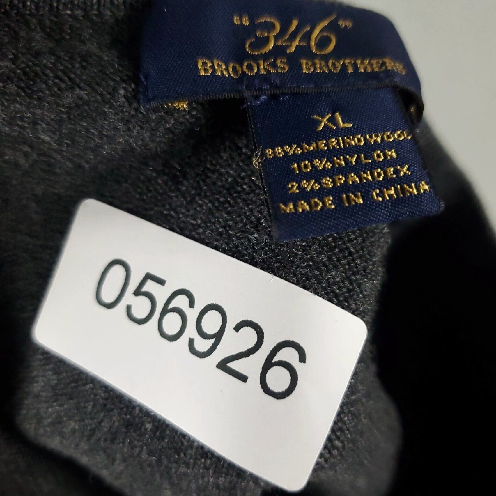 Brooks Brothers Brooks Brothers Wool V Neck Sweater Mens XL Gray Pullover Size US XL / EU 56 / 4 - 8 Thumbnail