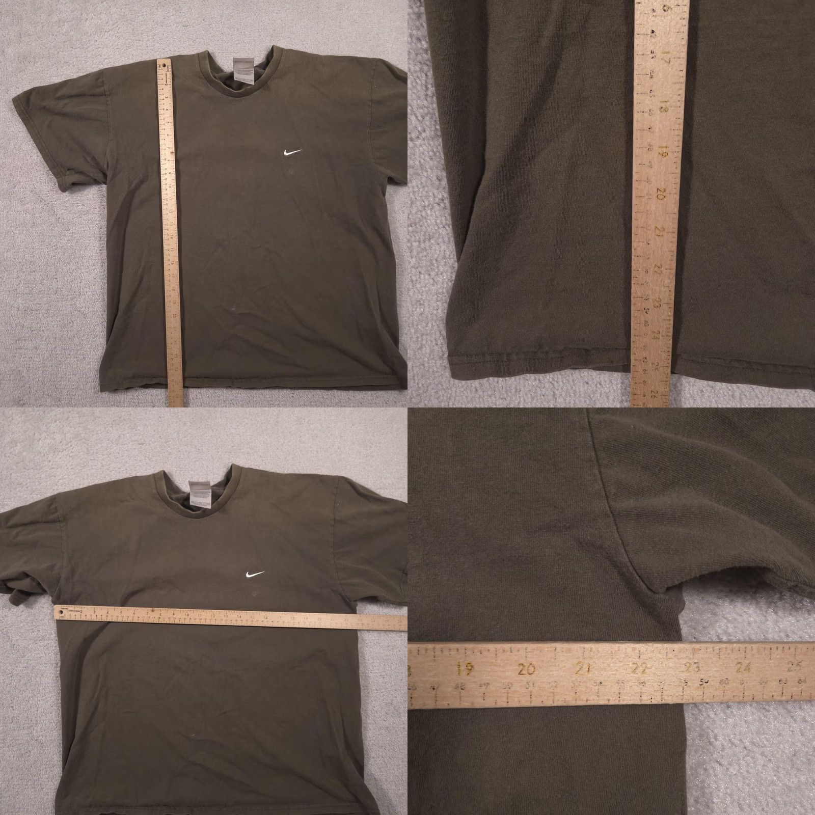 Nike Nike Shirt Mens XL Green Swoosh Logo Tee Crewneck Casual Cotton Size US XL / EU 56 / 4 - 9 Thumbnail