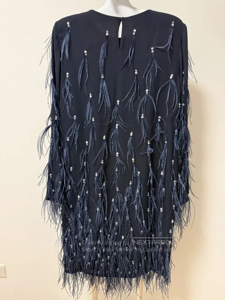 Dries Van Noten Dries Van Noten size:38 Runway-Style Feather and Rhineston Size S / US 4 / IT 40 - 4 Thumbnail