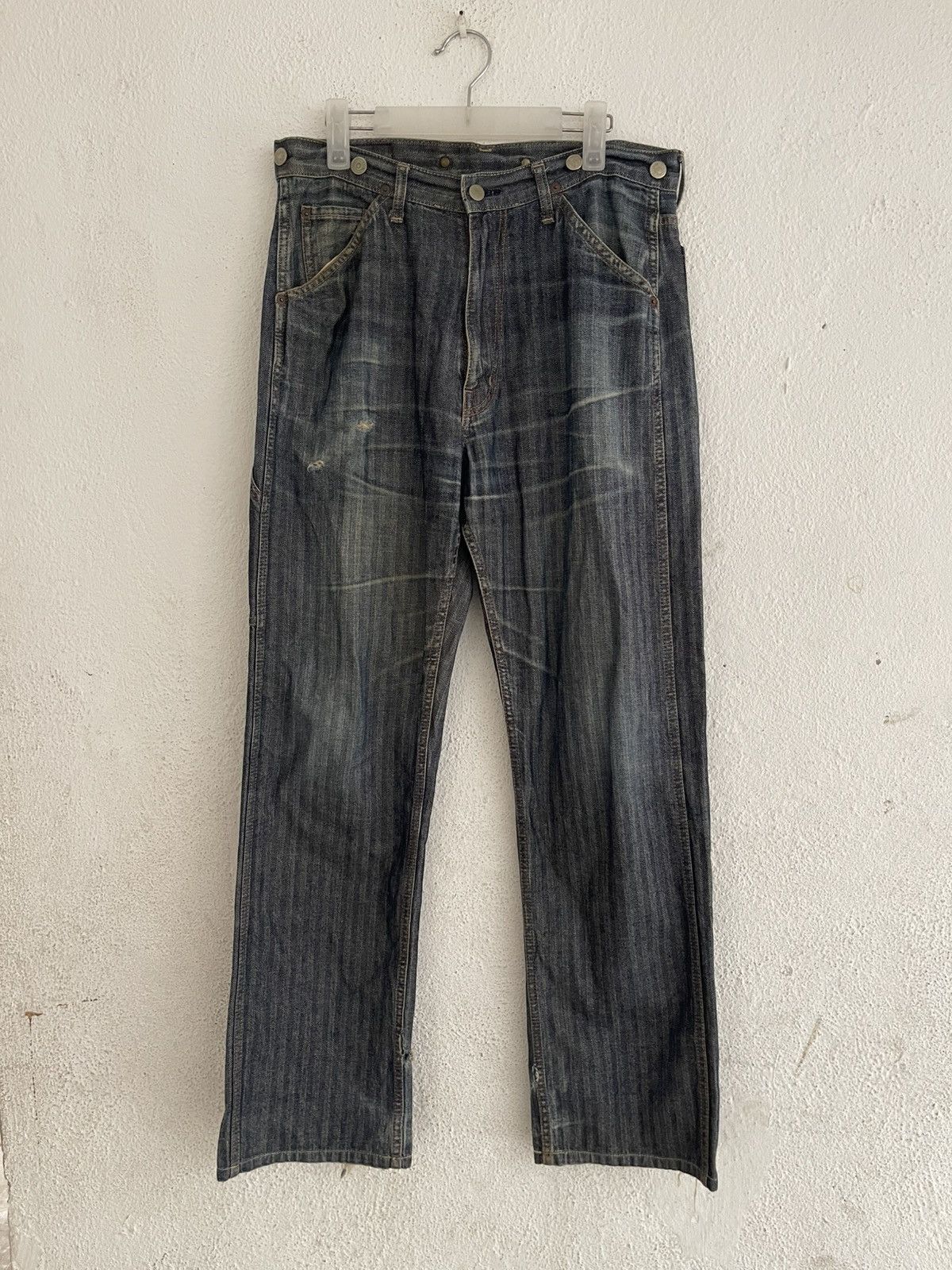 Hysteric Glamour Hickory Carpenter Denim Pants