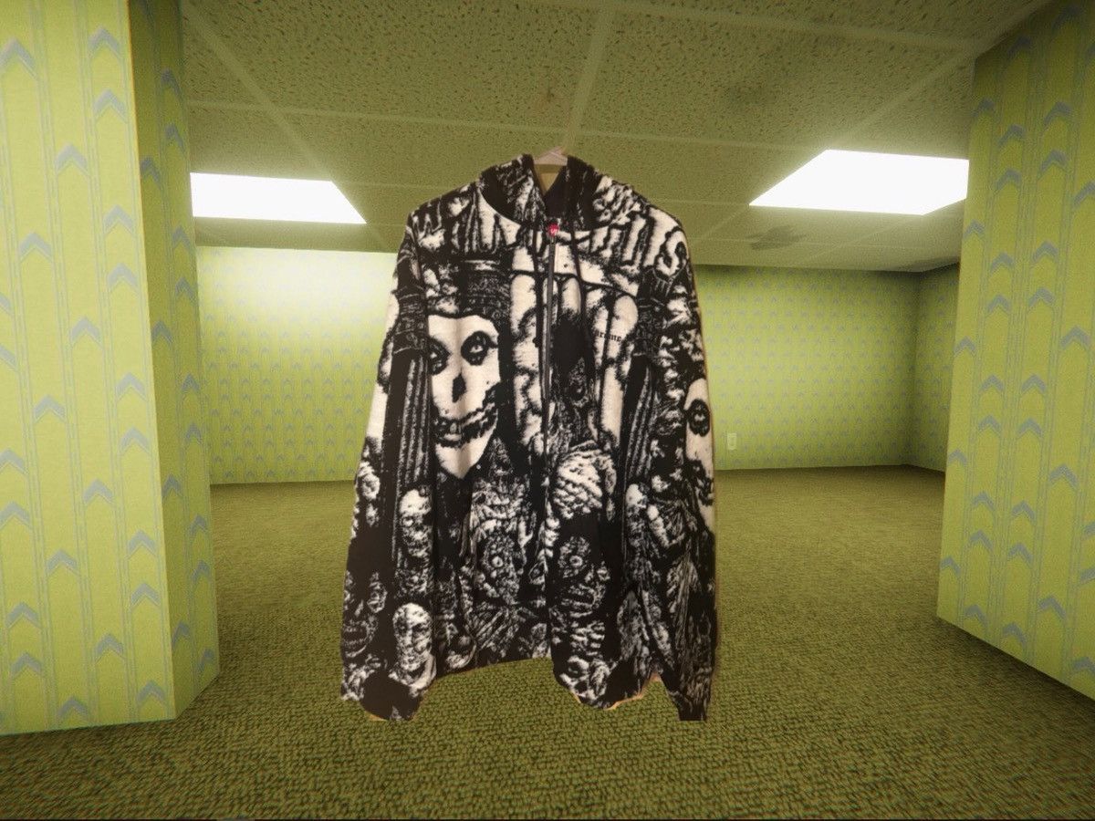 Misfits × Supreme SUPREME MISFITS BLACK/WHITE HOODIE Size US XL / EU 56 / 4 - 1 Thumbnail