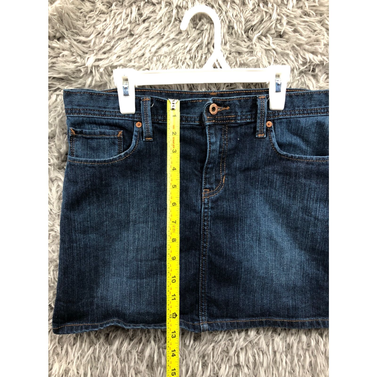 Gap Gap Blue Jean Skirt Womens Size 10 Midi Denim Jean Dark Wash Regular Size Type Skirt Womens Blue Denim Jean Gap 10 Midi Dark Wash Jeans Skirt Size 32" / US 10 / IT 46 - 3 Thumbnail