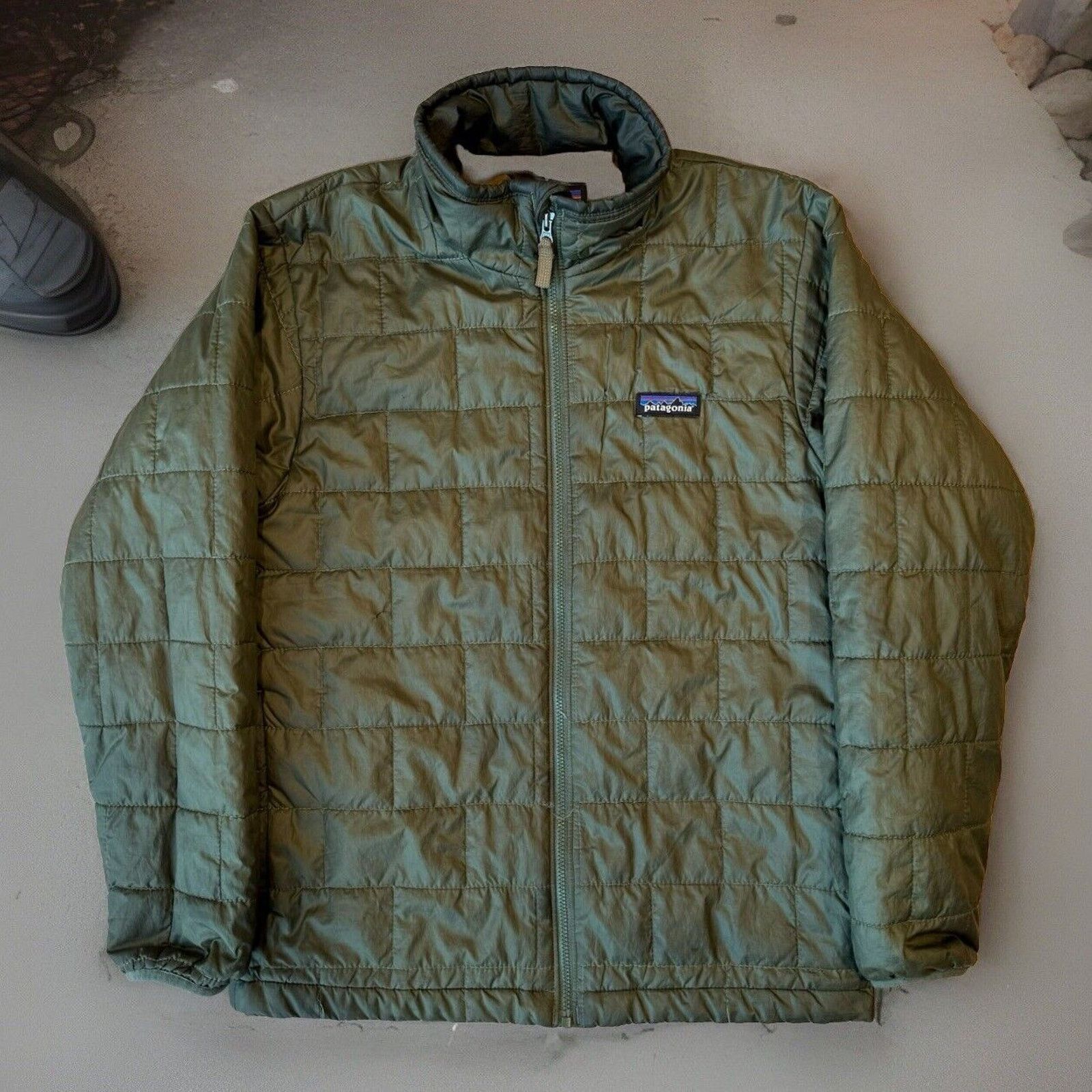 PATAGONIA GREEN & BROWN SIZE outlet LARGE