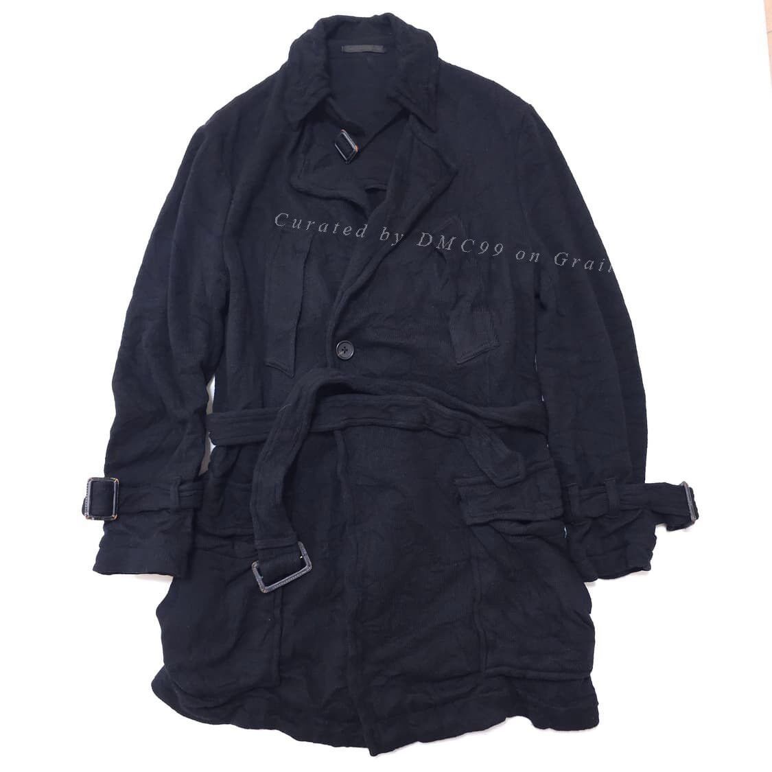 Yohji Yamamoto Yohji Yamamoto Vintage Knit Coat Size US M / EU 48-50 / 2 - 1 Thumbnail