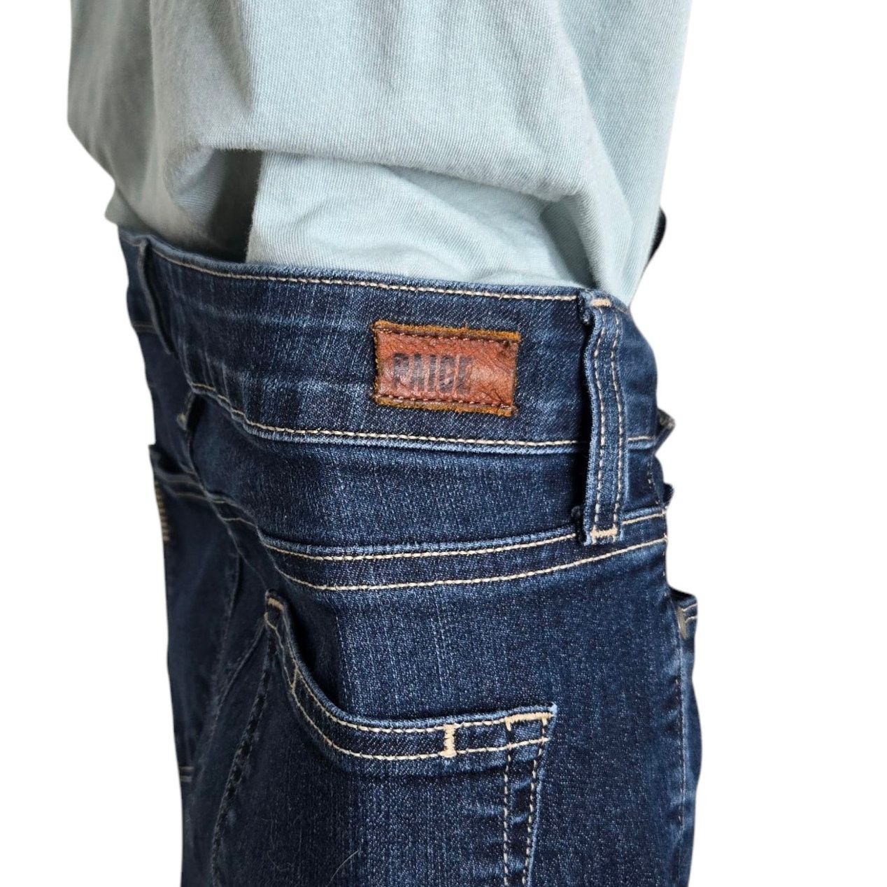 Paige Paige Womens Blue Jeans Size 29 Verdugo Ankle Dark Wash Size 29" - 7 Thumbnail