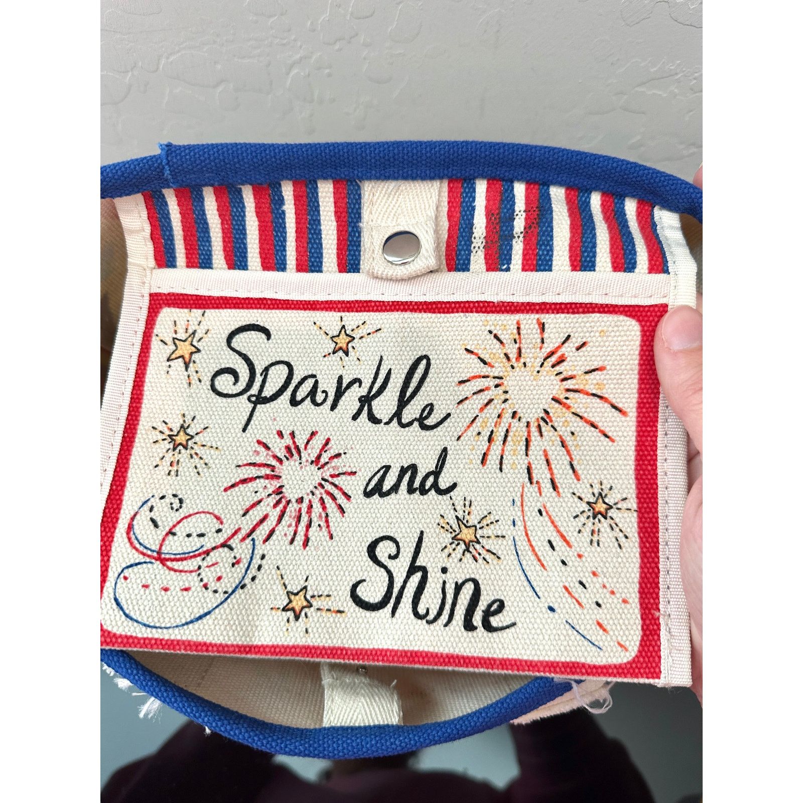 Brighton BRIGHTON | Red White And You Canvas Mini Tote Bag Purse Size ONE SIZE - 5 Thumbnail