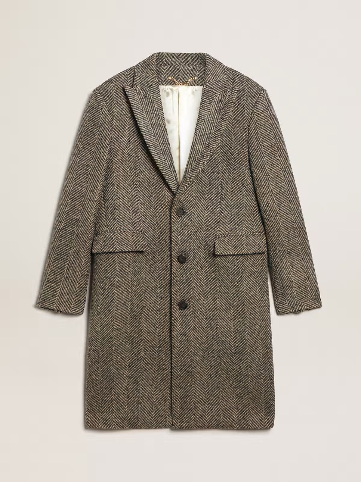 Golden Goose single-breasted wool coat. Size EU 48 USA 38 medium Size US M / EU 48-50 / 2 - 2 Thumbnail