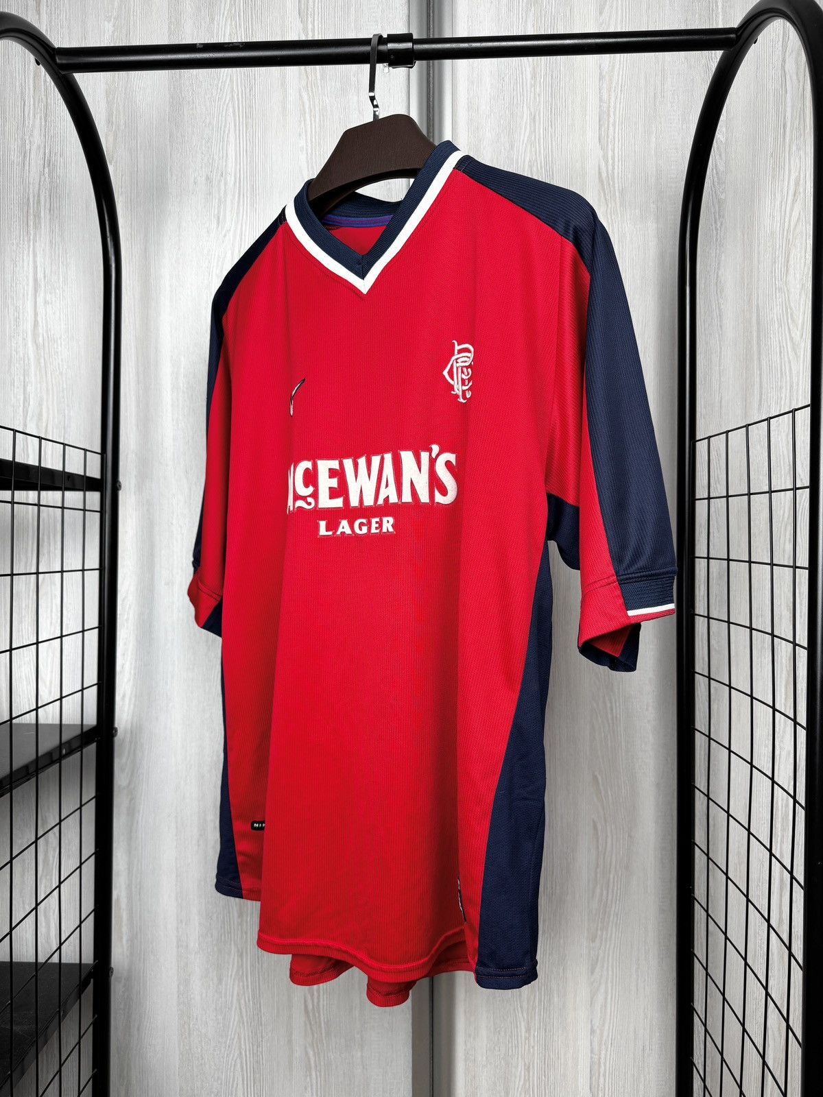 Nike Nike Glasgow Rangers FC 1998/1999 Away Shirt Soccer Jersey Size US XXL / EU 58 / 5 - 8 Thumbnail