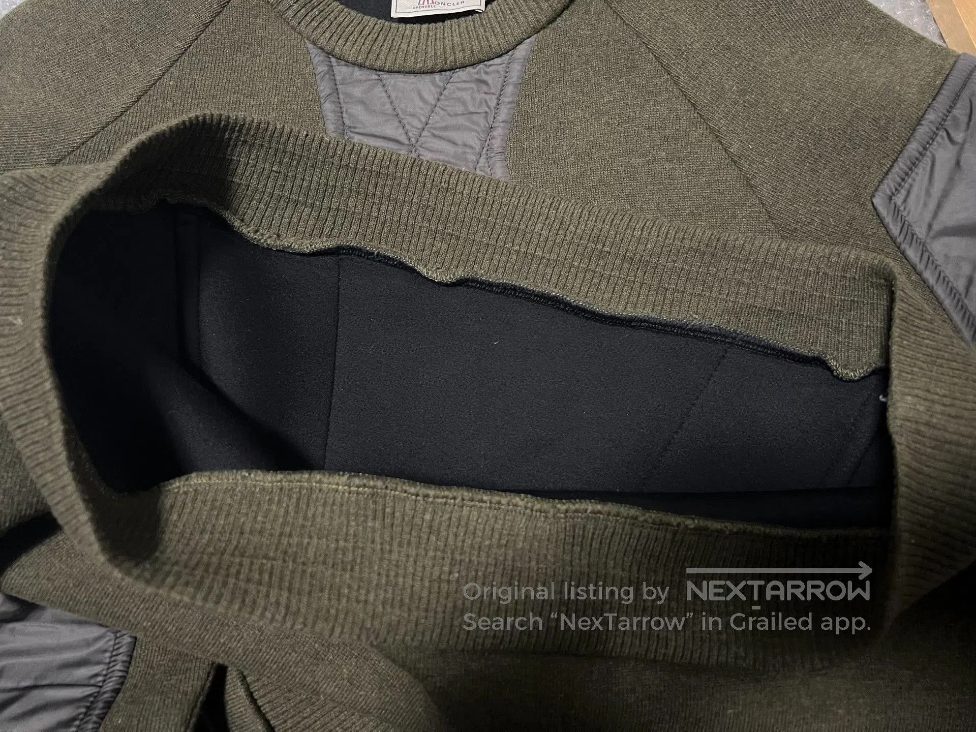 Moncler Moncler Men's Wool Crewneck Sweater. Size US L / EU 52-54 / 3 - 6 Thumbnail