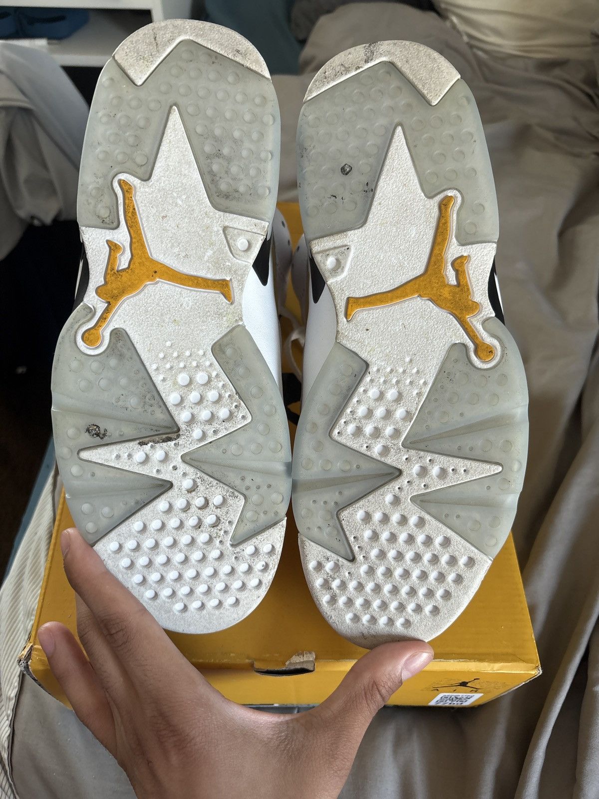 Jordan Brand Jordan Air Jordan 6 Retro Yellow Ochre Size US 8 / EU 41 - 8 Thumbnail