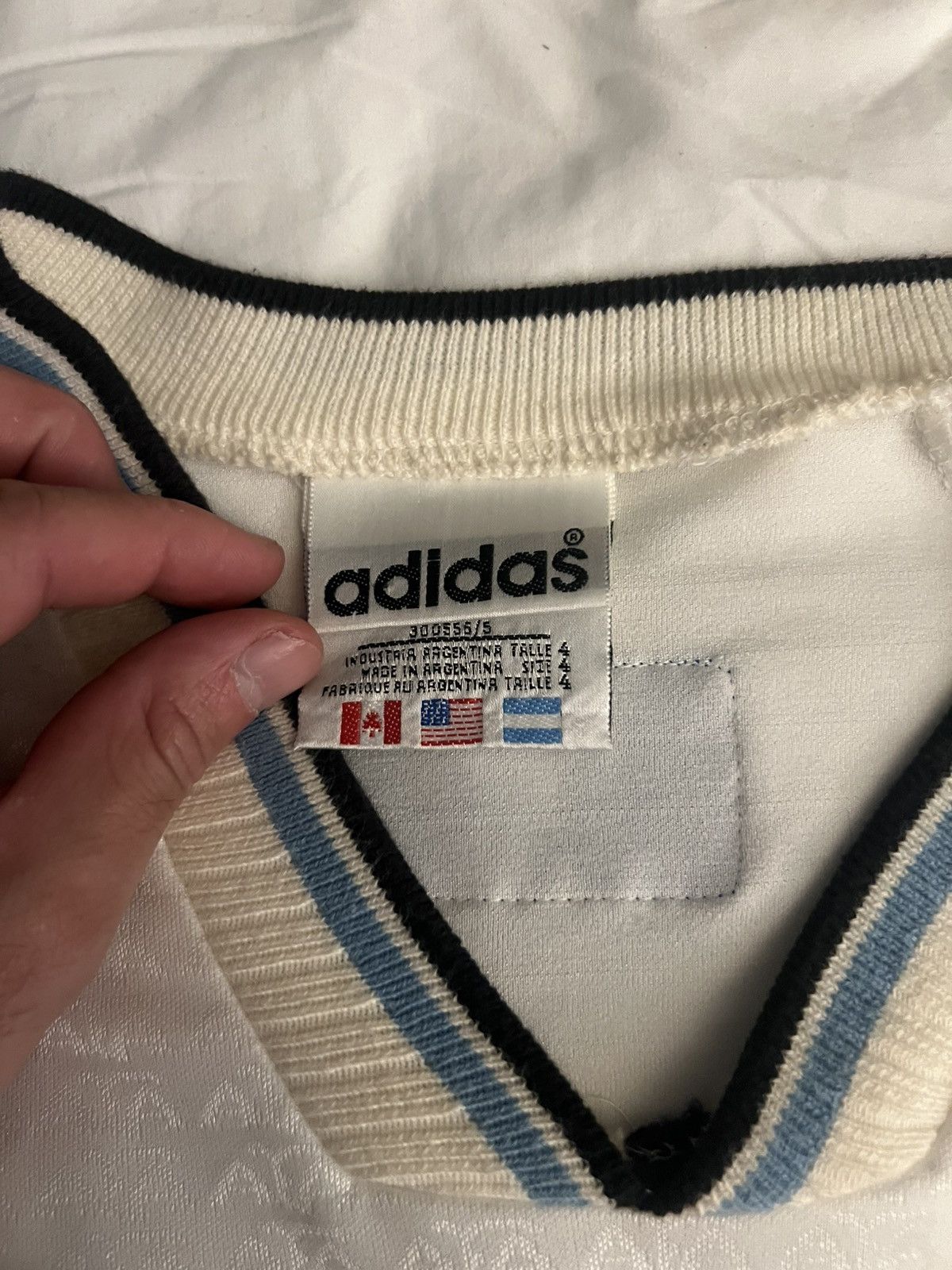 Adidas Argentina Alternative 3rd Kit 96/99 Jersey Size US XL / EU 56 / 4 - 3 Thumbnail