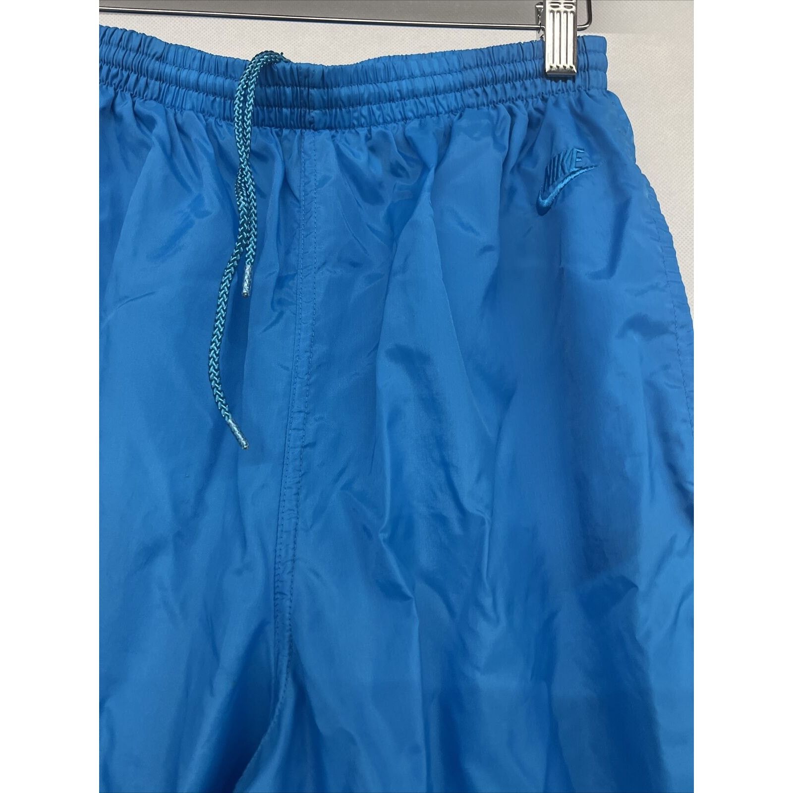 Nike VINTAGE Nike Pants Medium Blue Windbreaker Athletic Mens 90s Size US 32 / EU 48 - 2 Thumbnail