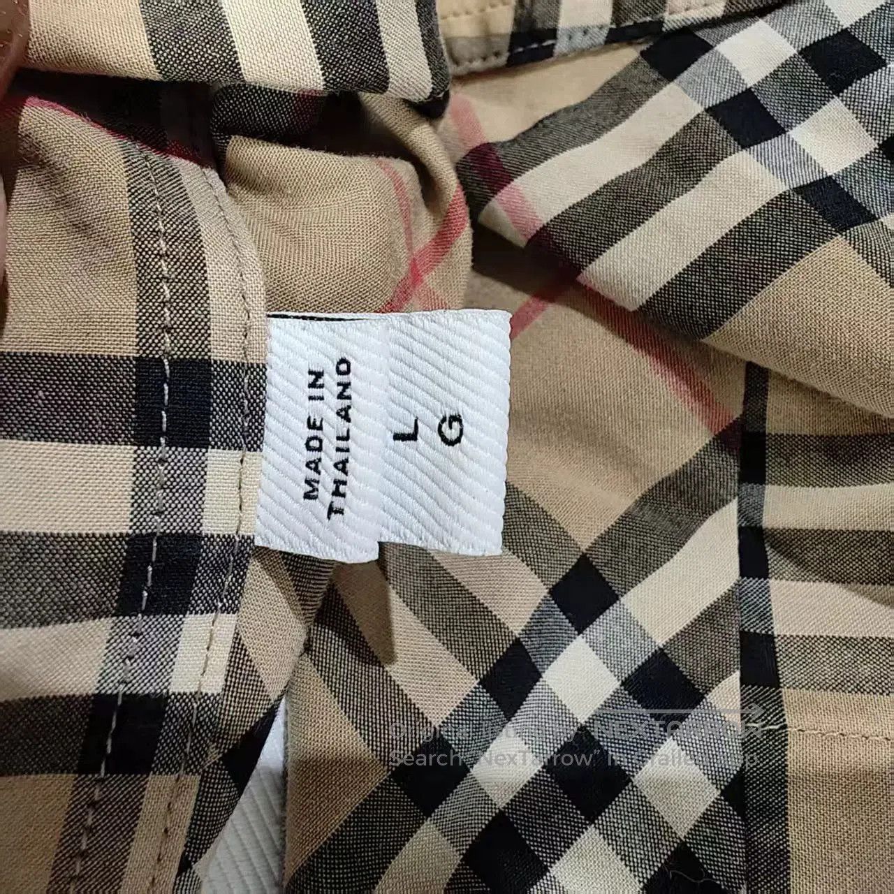 Burberry burberry long sleeve checkered shirt in beige. Size US L / EU 52-54 / 3 - 4 Thumbnail