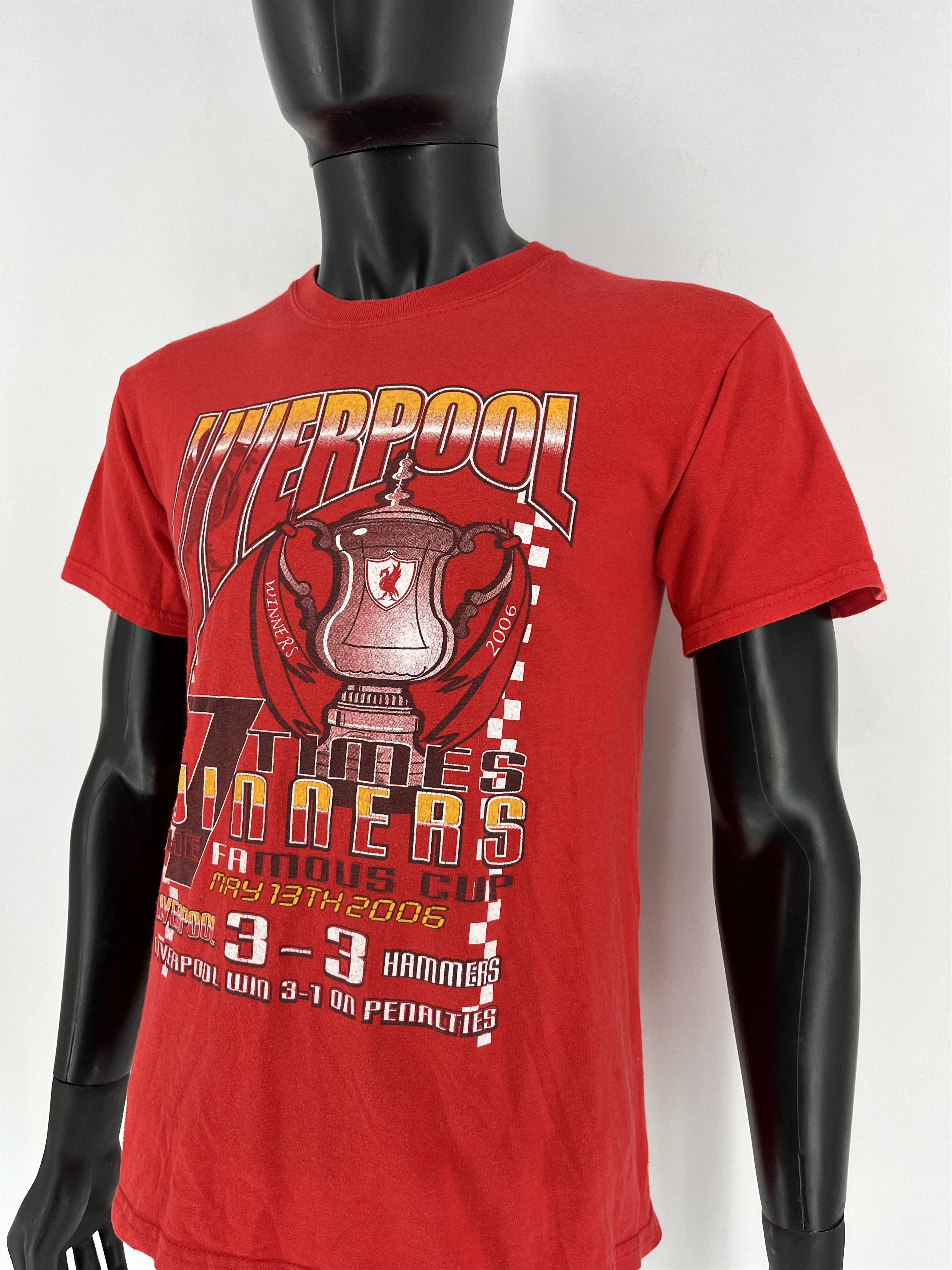 Other Vintage Football TShirt Champions League Liverpool Hammers Size US S / EU 44-46 / 1 - 8 Thumbnail