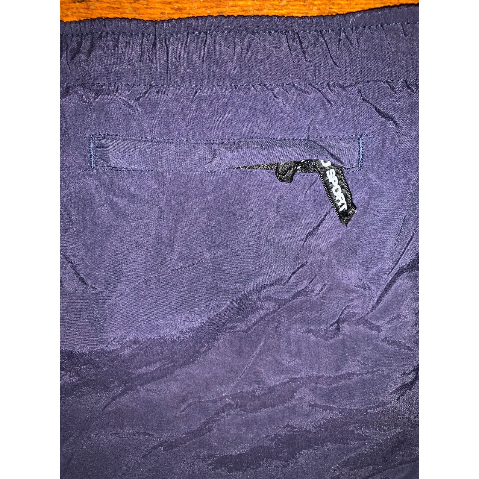 Polo Ralph Lauren × Vintage Vtg 90s Polo Sport Ralph Lauren Swim Trunks XL Navy Blue Size US 38 / EU 54 - 8 Thumbnail