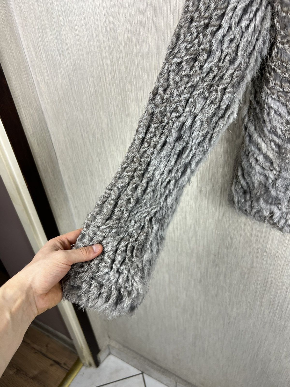 Helmut Lang Archive Helmut Lang vintage real rabbit fur cardigan jacket Size S / US 4 / IT 40 - 9 Thumbnail