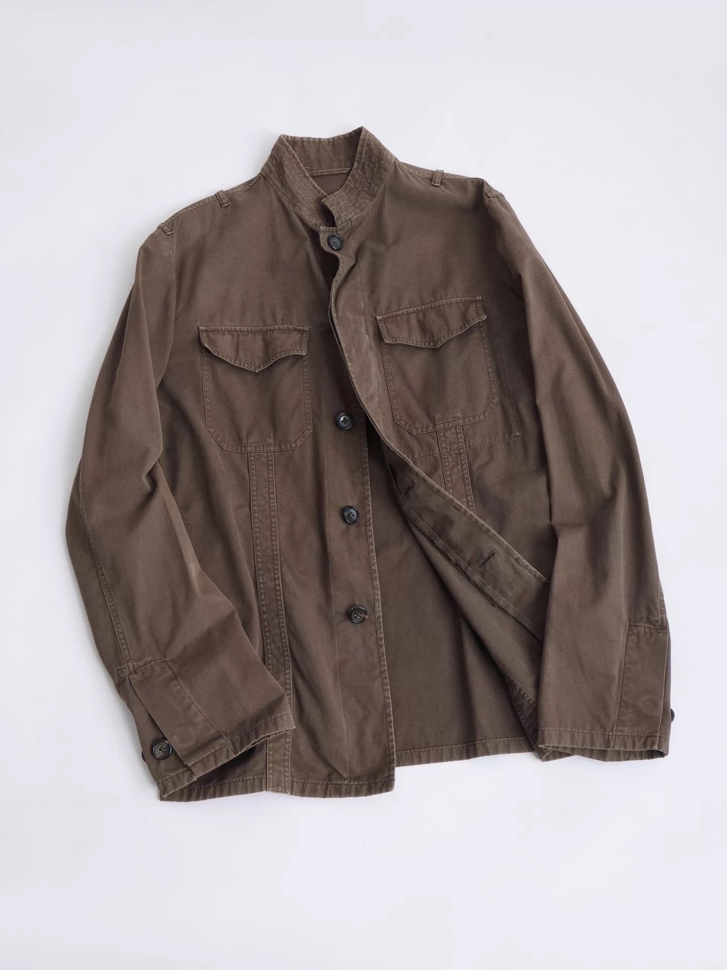 Jil Sander JIL SANDER by Raf Simons Brown Military Unisex Jacket Size US S / EU 44-46 / 1 - 7 Thumbnail
