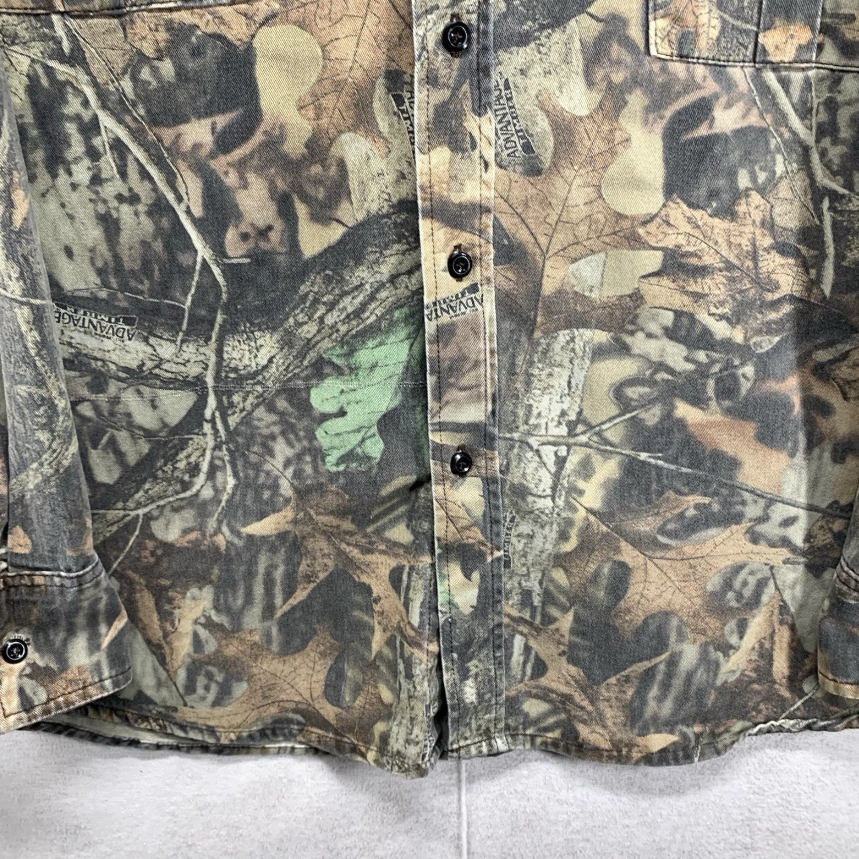 Vintage VINTAGE Ranger Camo Shirt Men's 2XL Camouflage Cotton Long Sleeve Outdoor 90s Workwear Size US XXL / EU 58 / 5 - 6 Thumbnail