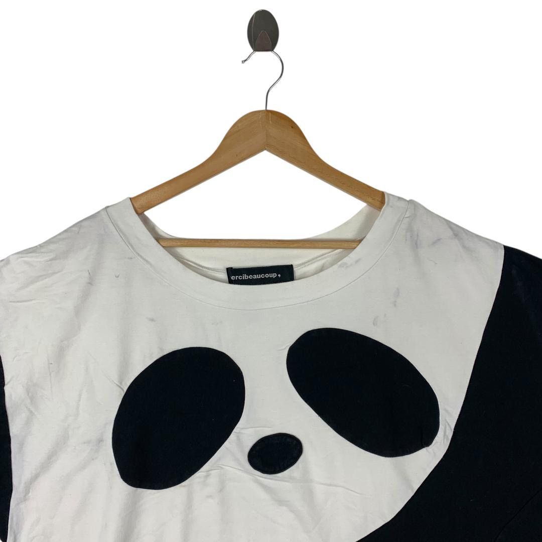 mercibeaucoup MERCIBEAUCOUP panda eyes printed stylish women tee Size XL / US 12-14 / IT 48-50 - 2 Thumbnail