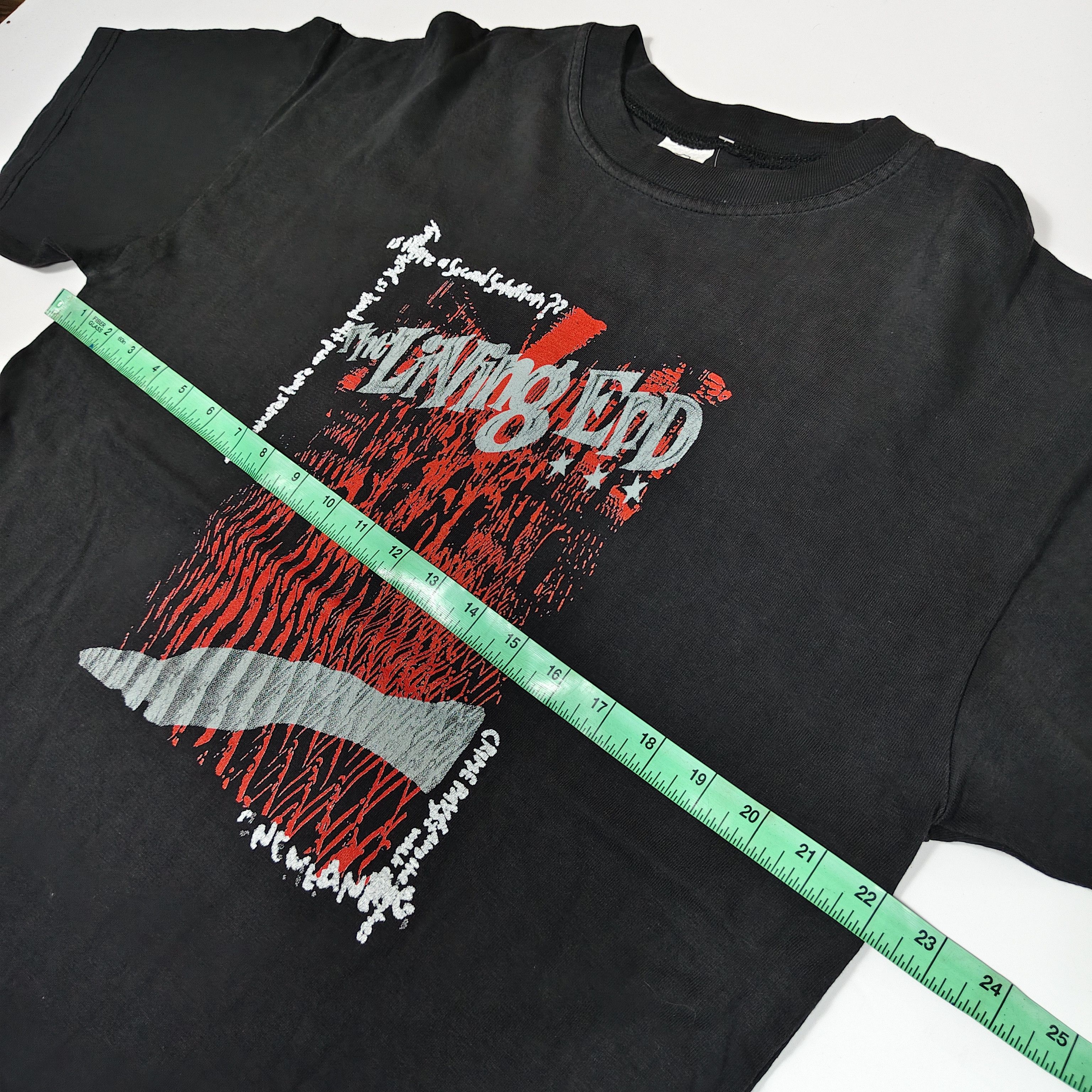 Band Tees 1998 The Living End Debut Album Punk Psychobilly Band #E Size US L / EU 52-54 / 3 - 8 Thumbnail