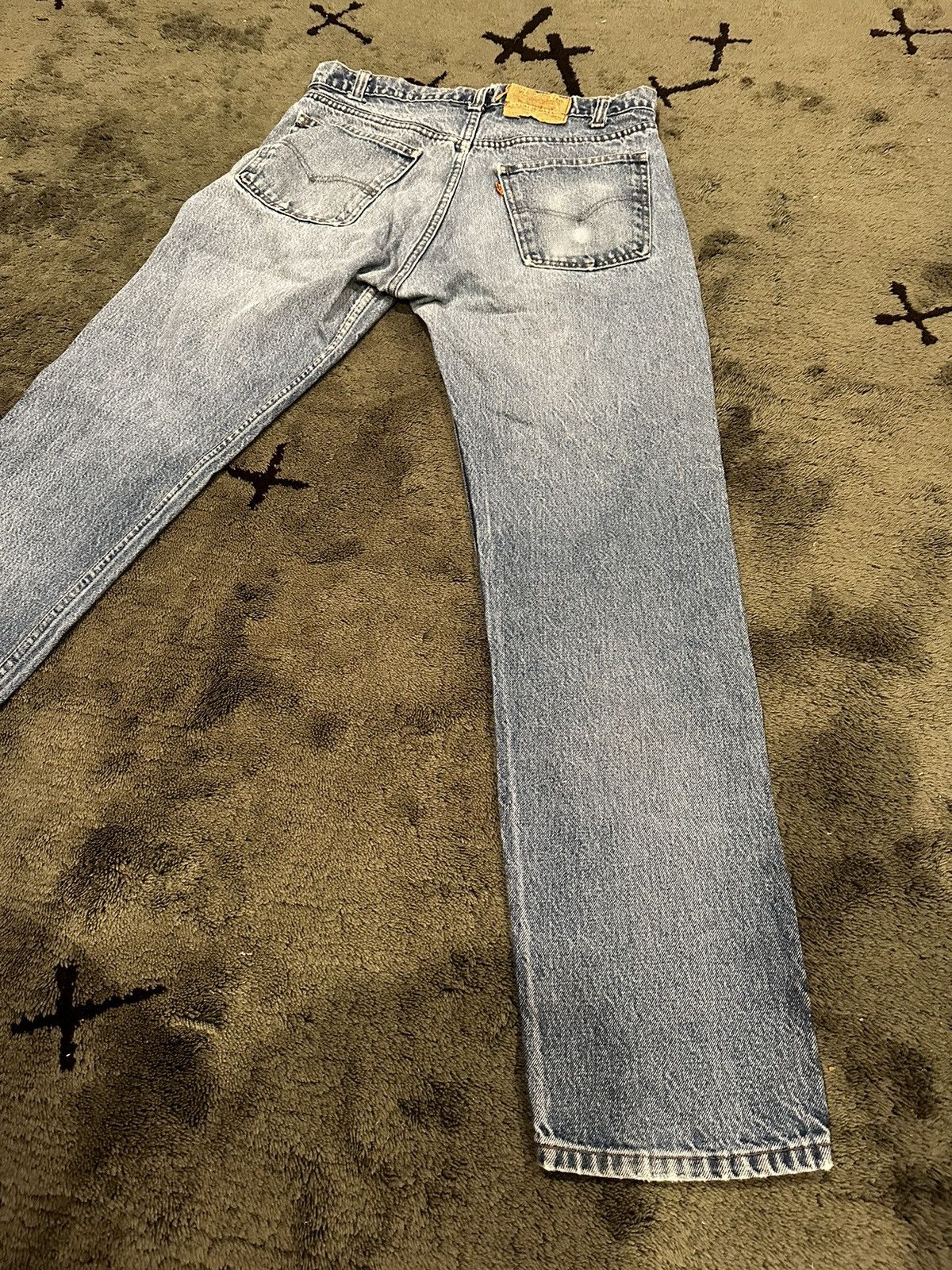Levi's × Vintage Vintage 70’s Levi’s Orange Tab Light Wash Denim Size US 32 / EU 48 - 5 Thumbnail