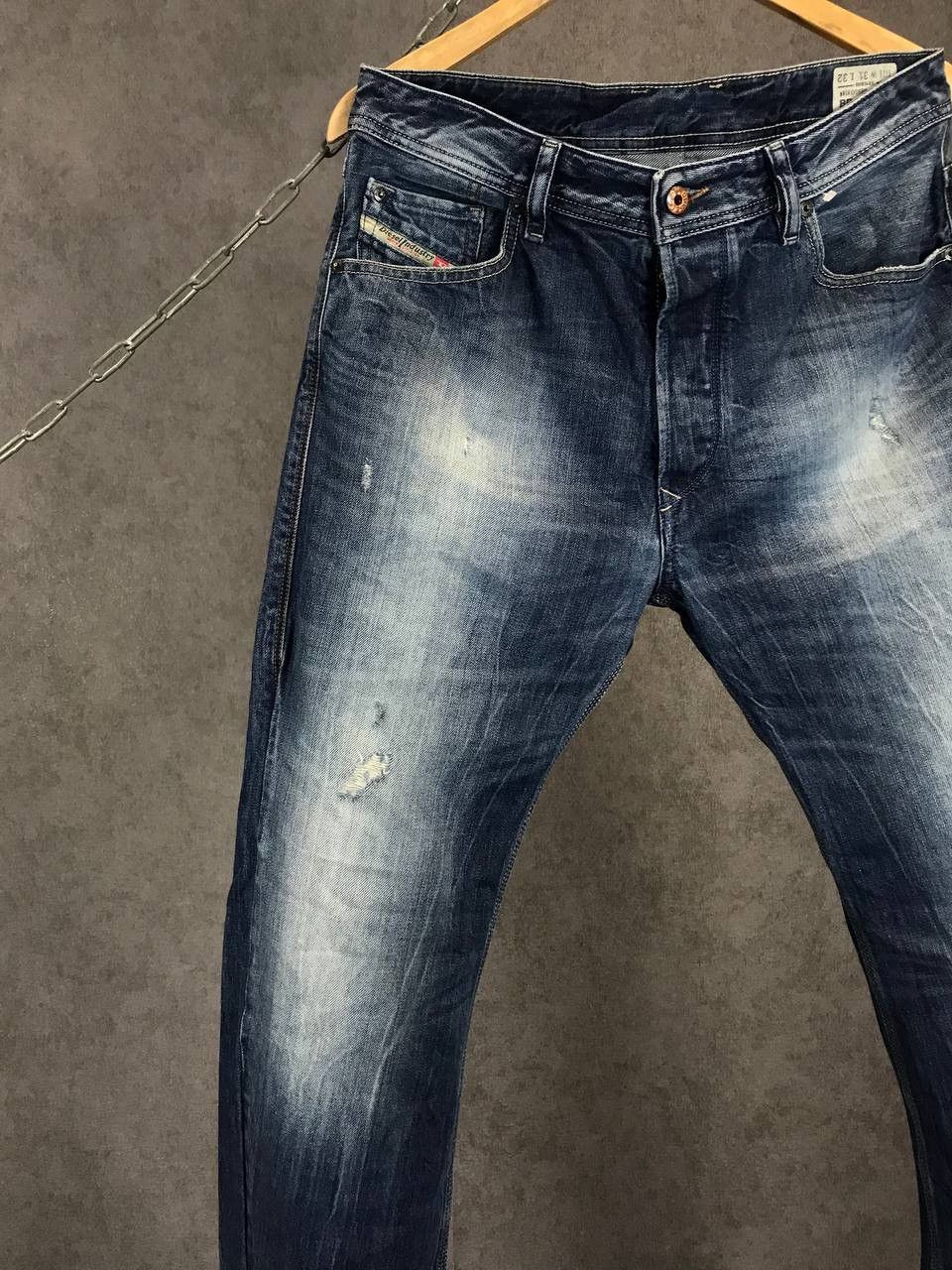 Diesel Diesel distressed denim designer bravefort jeans Size US 32 / EU 48 - 3 Thumbnail