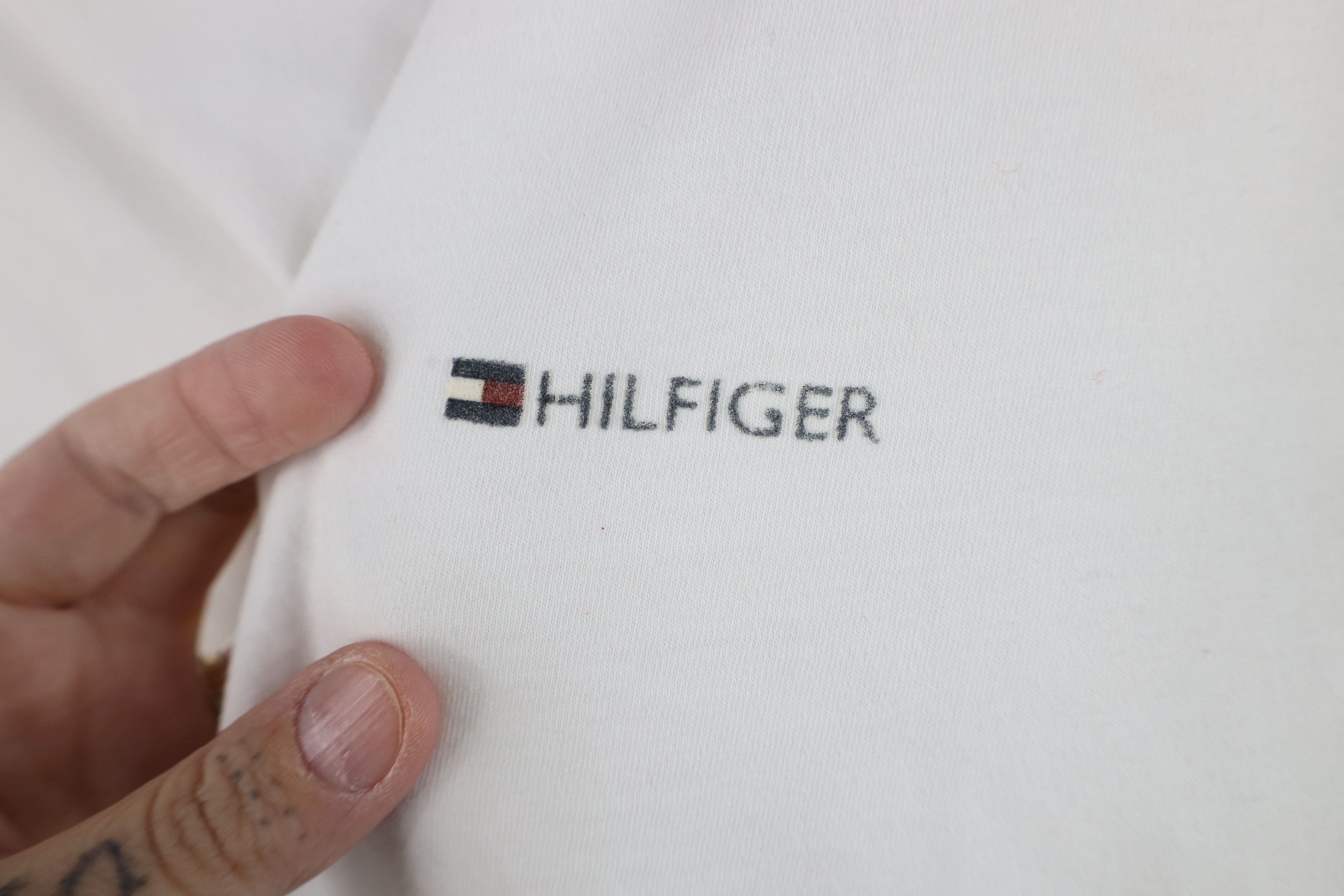 Tommy Hilfiger Vintage 90s Tommy Hilfiger Spell Out Short Sleeve T-Shirt Size US XL / EU 56 / 4 - 4 Thumbnail