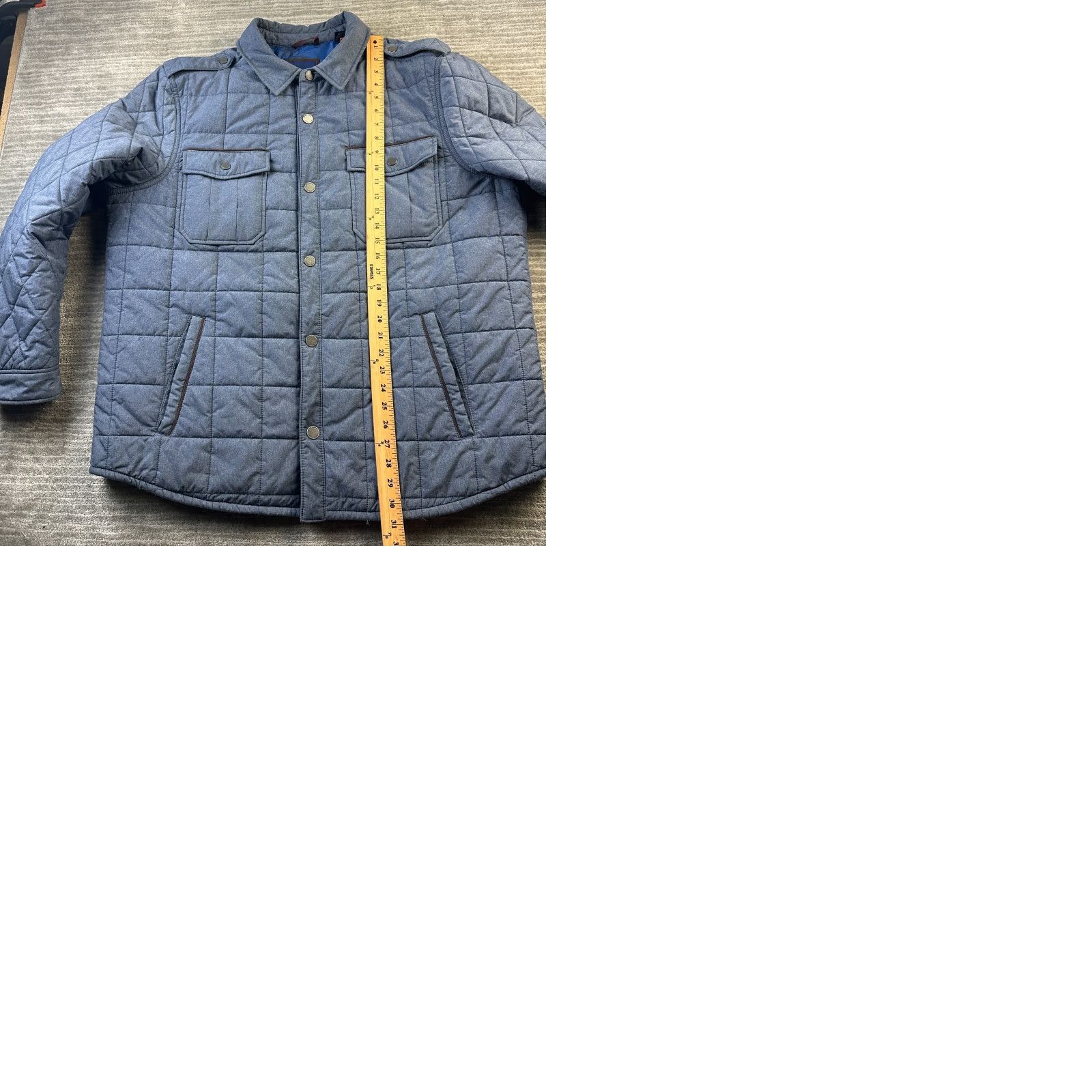 Tommy Bahama Tommy Bahama Jacket Mens 2XL Blue Puffer Snap Synthetic Fill Size US XXL / EU 58 / 5 - 9 Thumbnail
