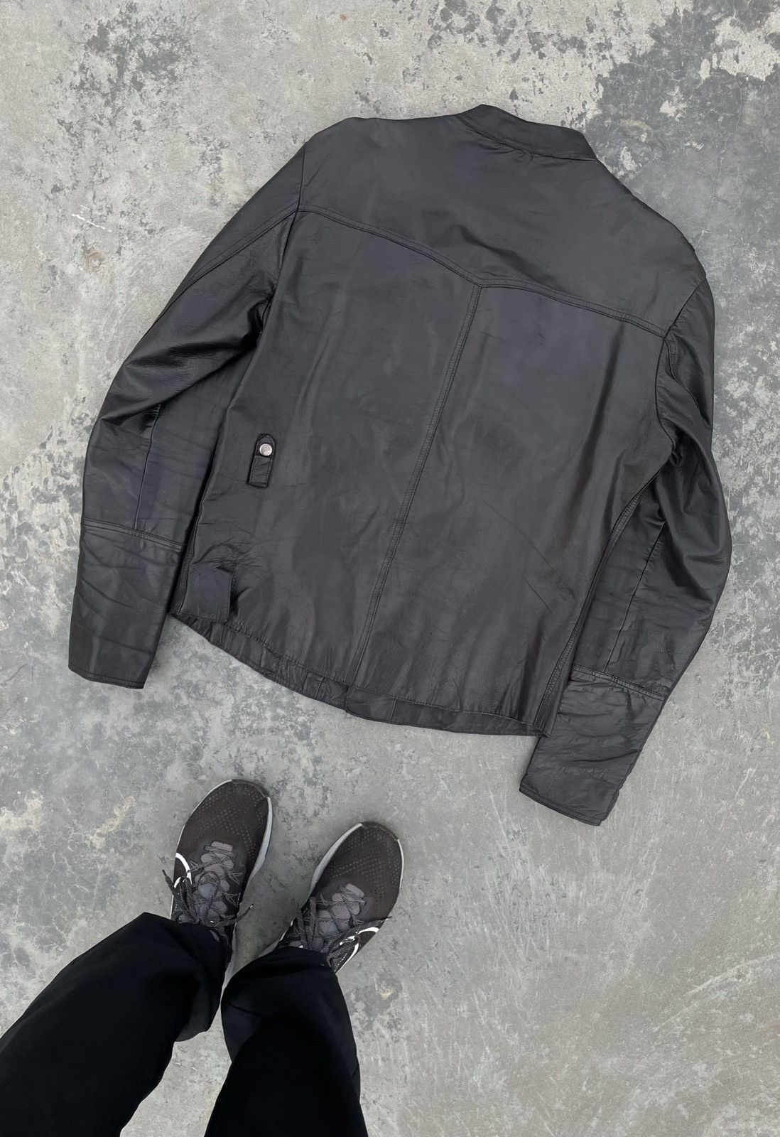 Allsaints All Saints Ramones Leather RARE Avant Garde Y2K Jacket Size US L / EU 52-54 / 3 - 8 Thumbnail