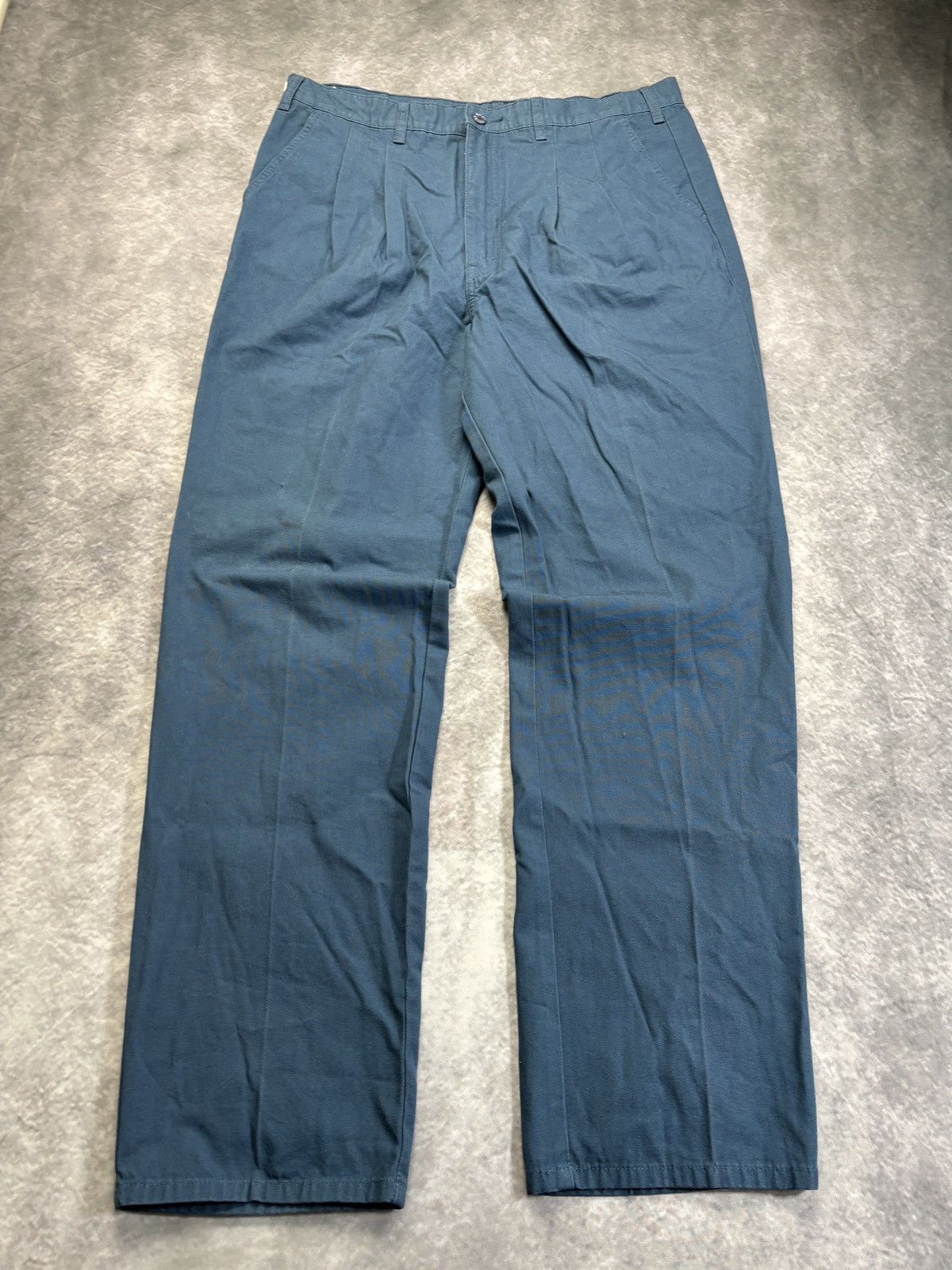Briggs & Riley × Dickies × Vintage NOS 1990s Vintage Work Pants Pleated Trousers Deadstock 90s Size US 34 / EU 50 - 14 Thumbnail