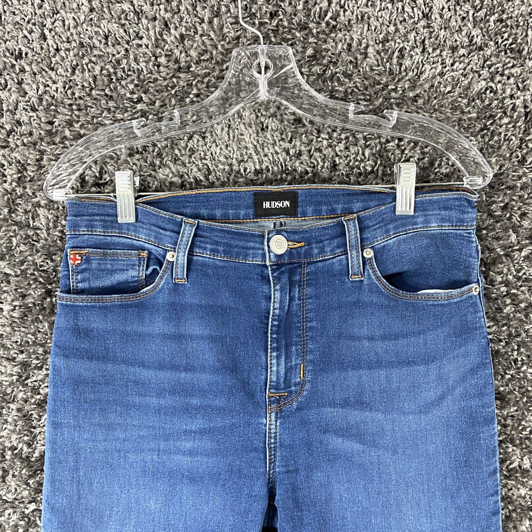 Hudson VINTAGE Hudson Los Angeles Blair Super Skinny Jeans Women 28 Blue Skinny 28 Womens Size 28" / US 6 / IT 42 - 5 Thumbnail