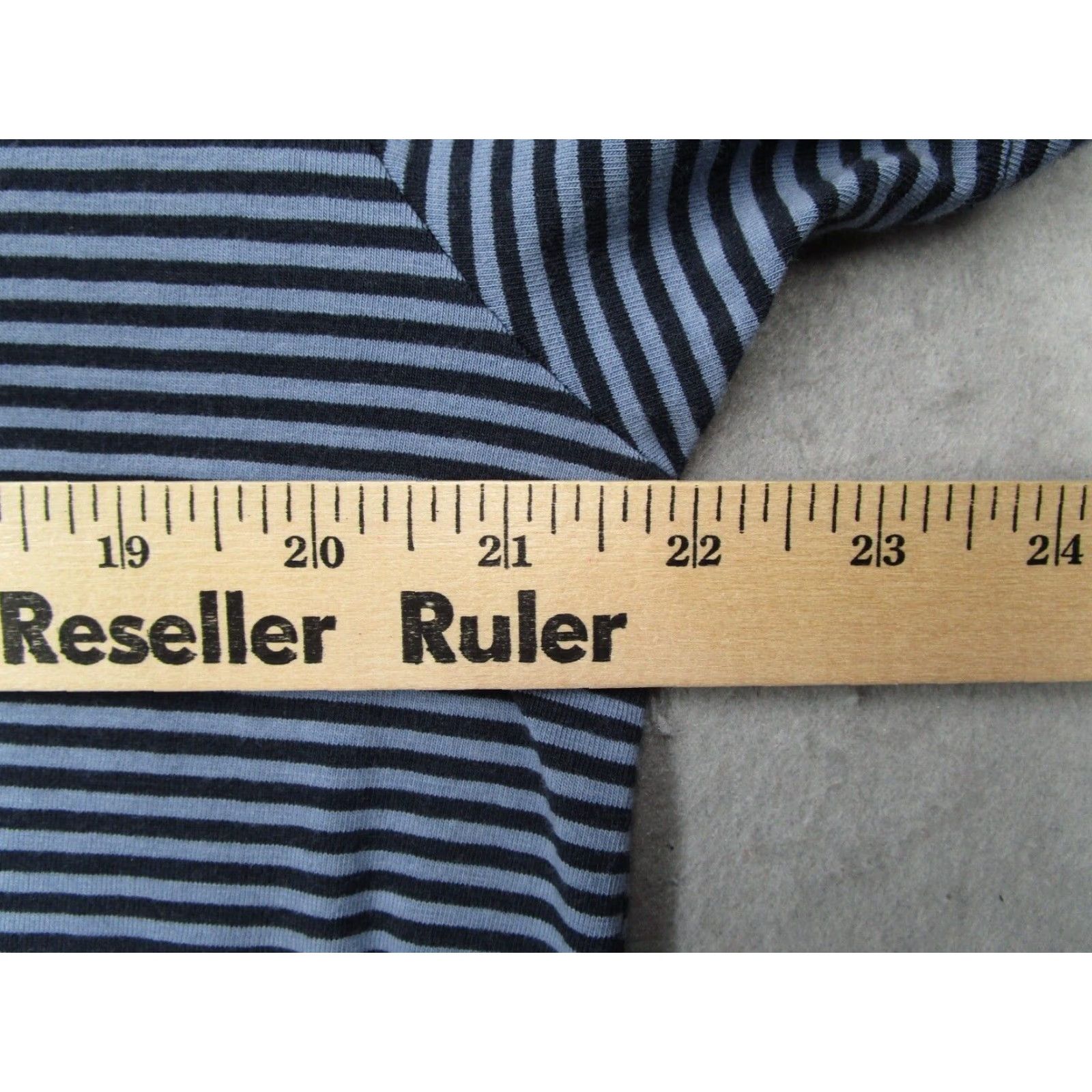 Vintage Mack Weldon Men's Large Blue Striped Polo Shirt Golf Casual Size US L / EU 52-54 / 3 - 5 Thumbnail
