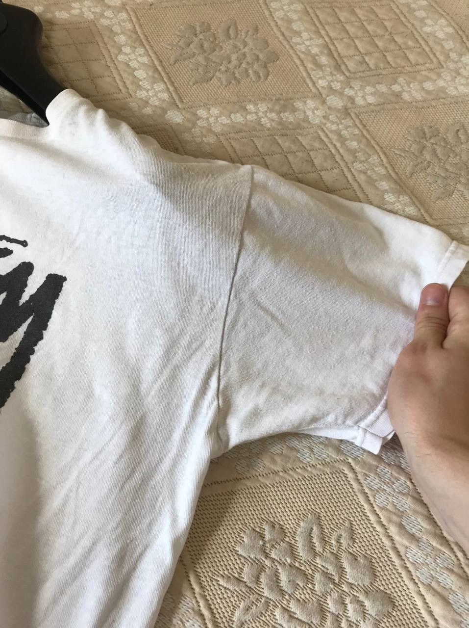 Stussy 🔥 00s Vintage Stussy Big Logo T Shirt Skate White Japan Size US S / EU 44-46 / 1 - 6 Thumbnail