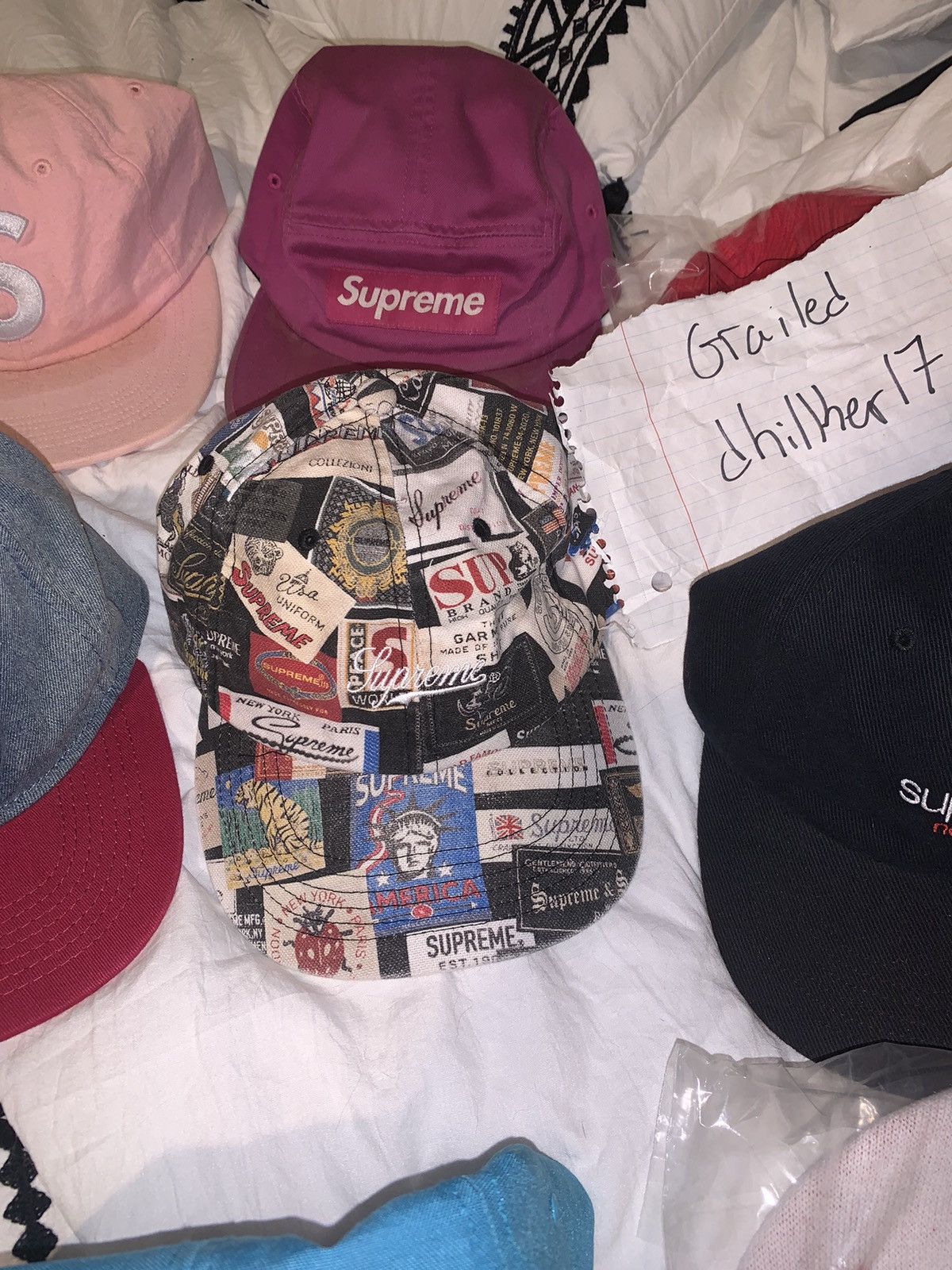 Supreme Supreme Labels 6 panel hat | Grailed