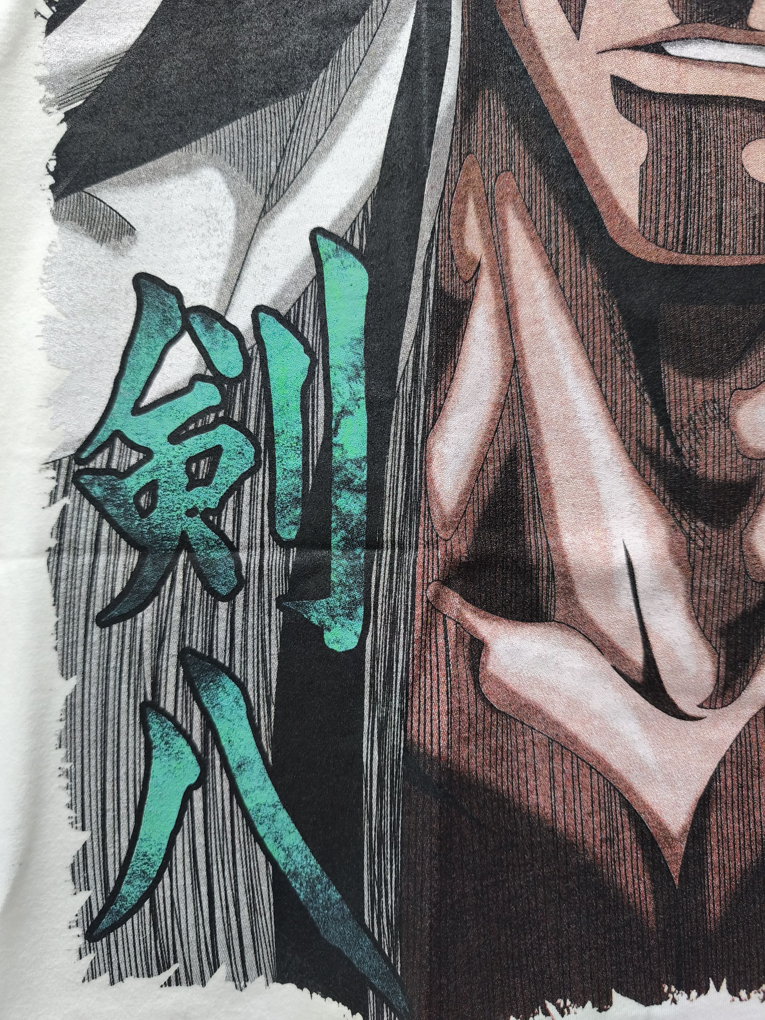Anime Bleach Zaraki Kenpachi Jumbo Print T-shirt Size US XL / EU 56 / 4 - 7 Thumbnail